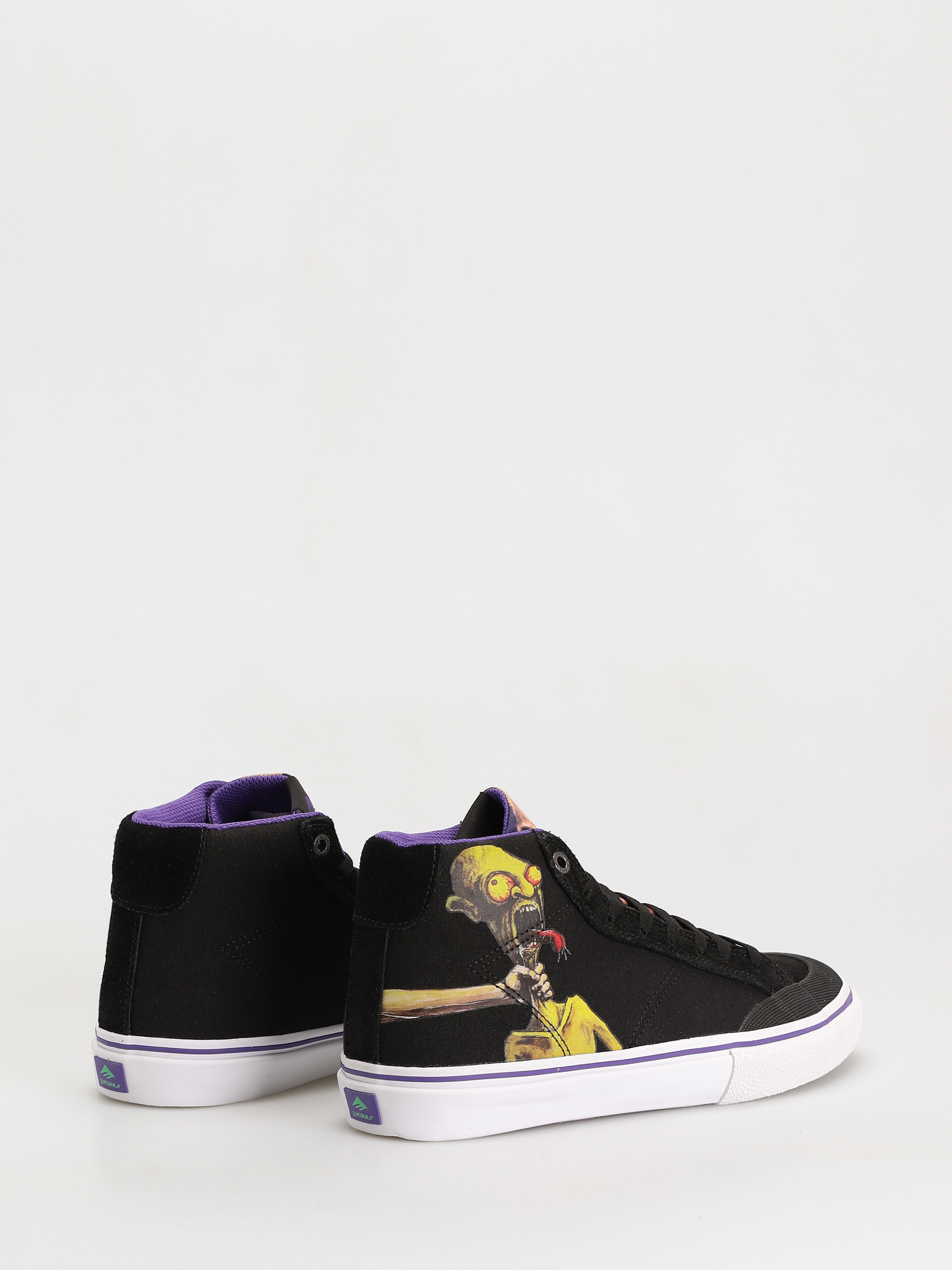 Topánky Emerica Omen Hi X Dinosaur (black/purple)