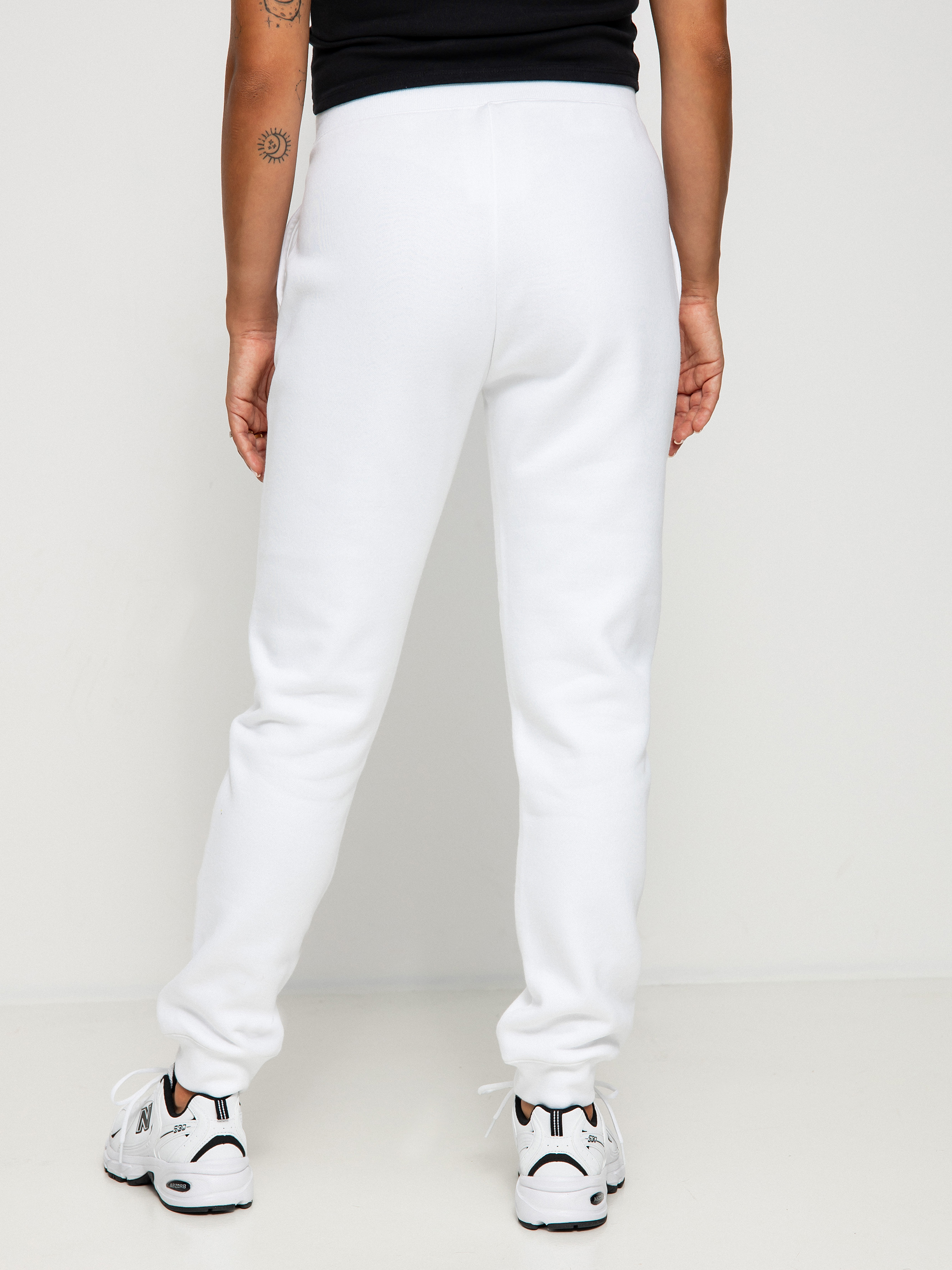 Nohavice Champion Rib Cuff Pants 115486 Wmn (wht)