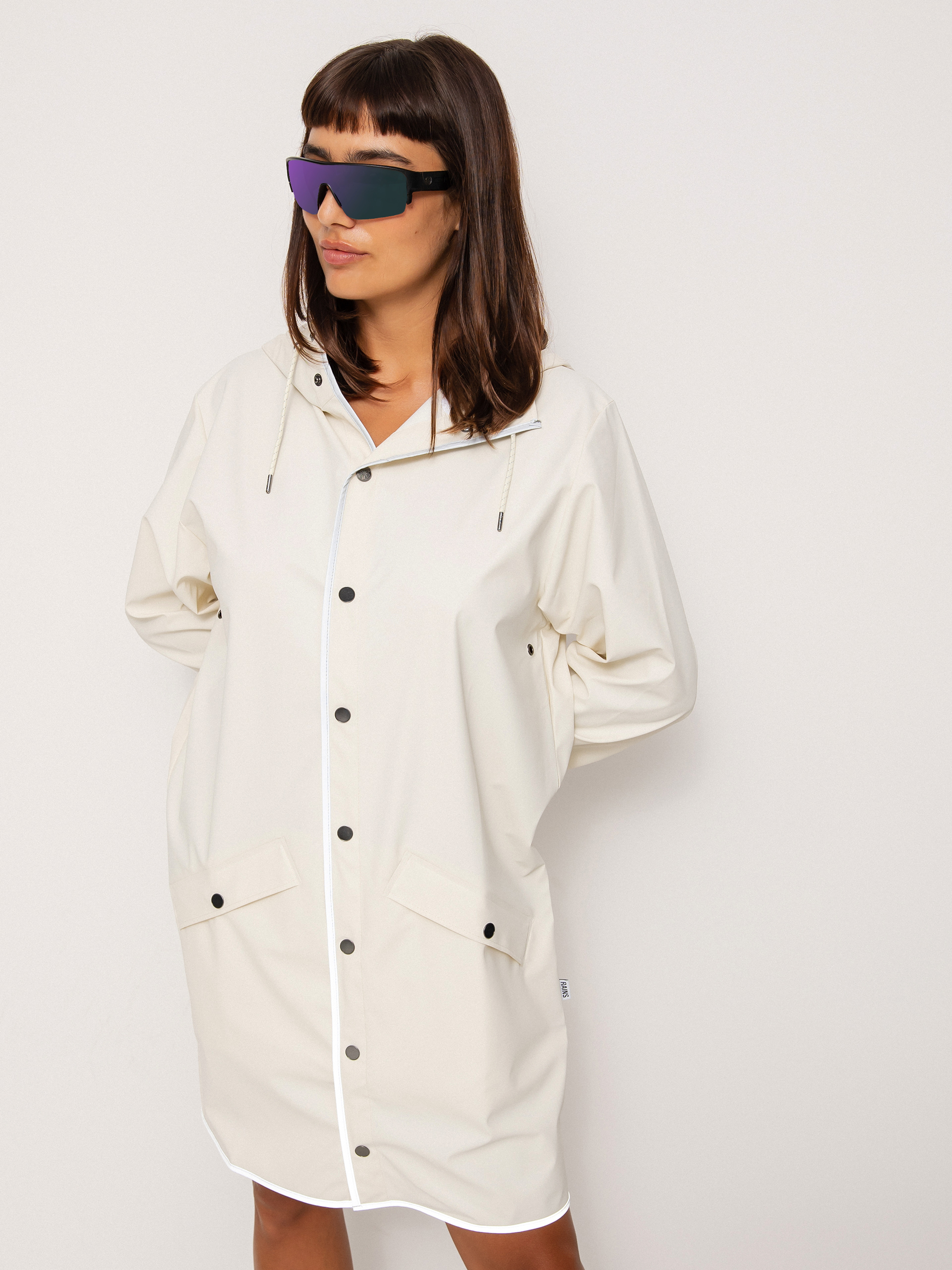 Bunda Rains Long Jacket Reflective Wmn (fossil reflective)