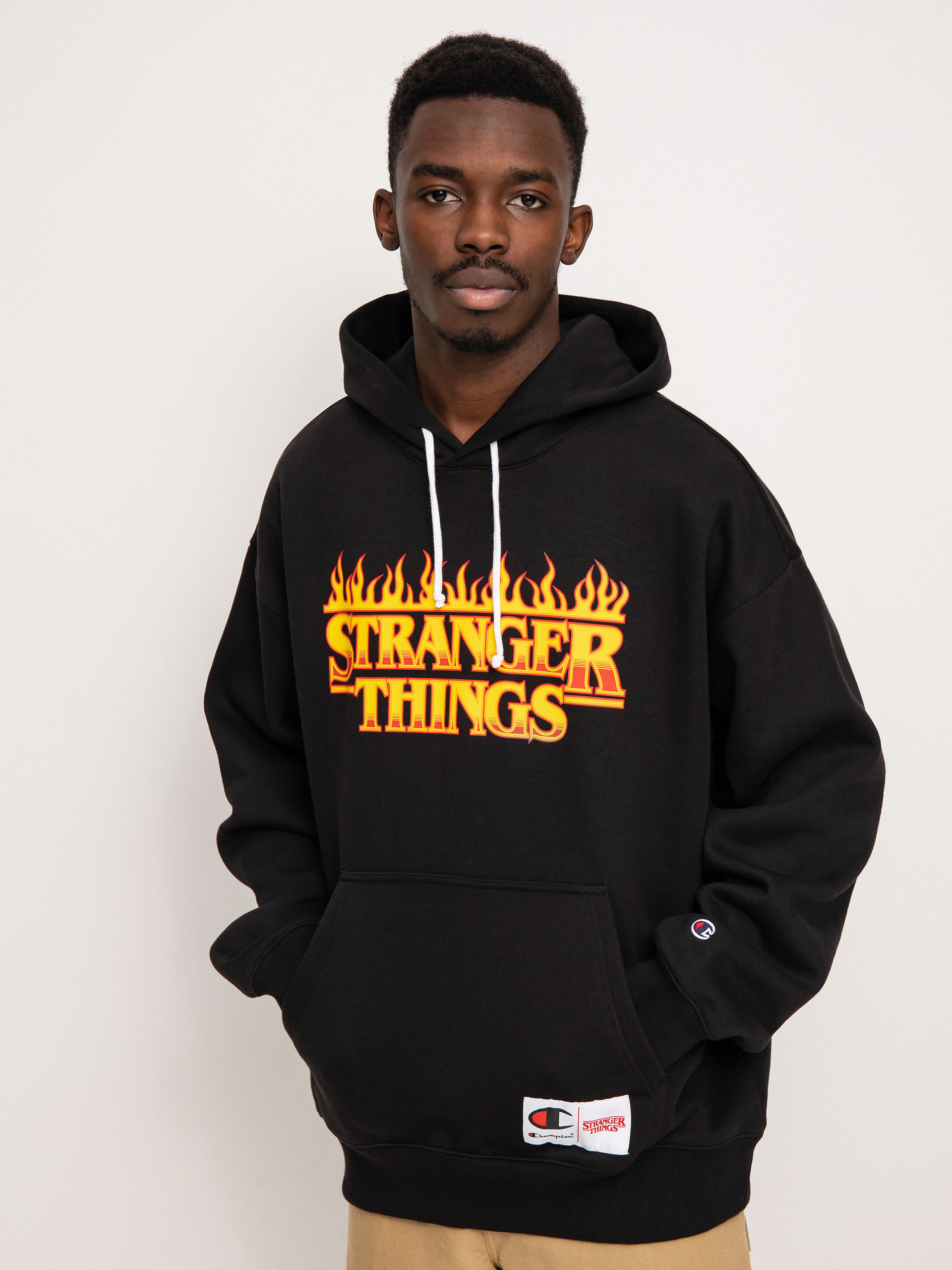 Mikina s kapucňou Champion X Stranger Things Hooded Sweatshirt 217780 HD (nbk)