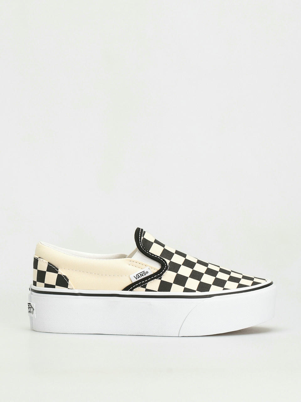 Topánky Vans Classic Slip On Stackform (checkerboard black/classic white)