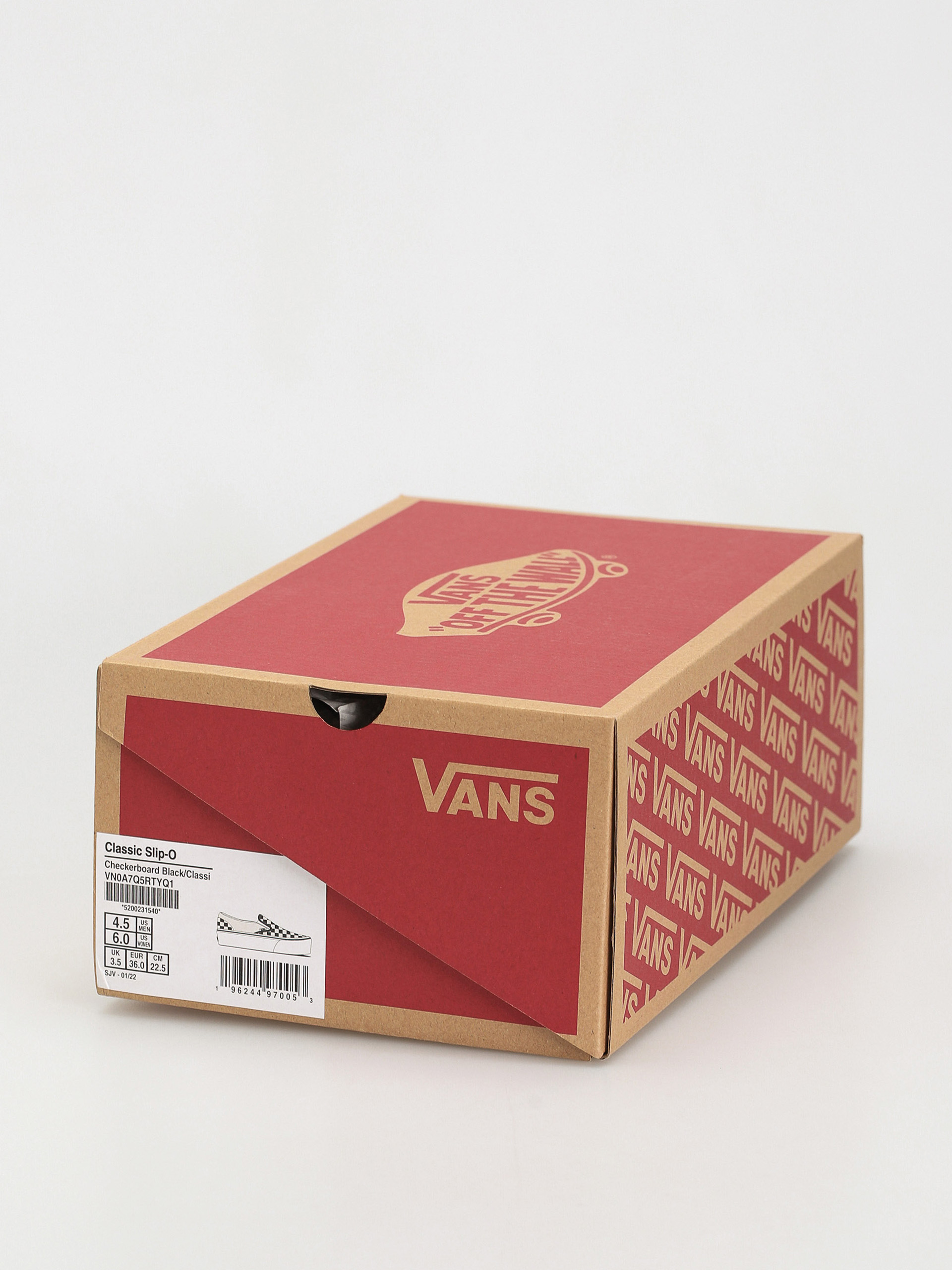 Topánky Vans Classic Slip On Stackform (checkerboard black/classic white)