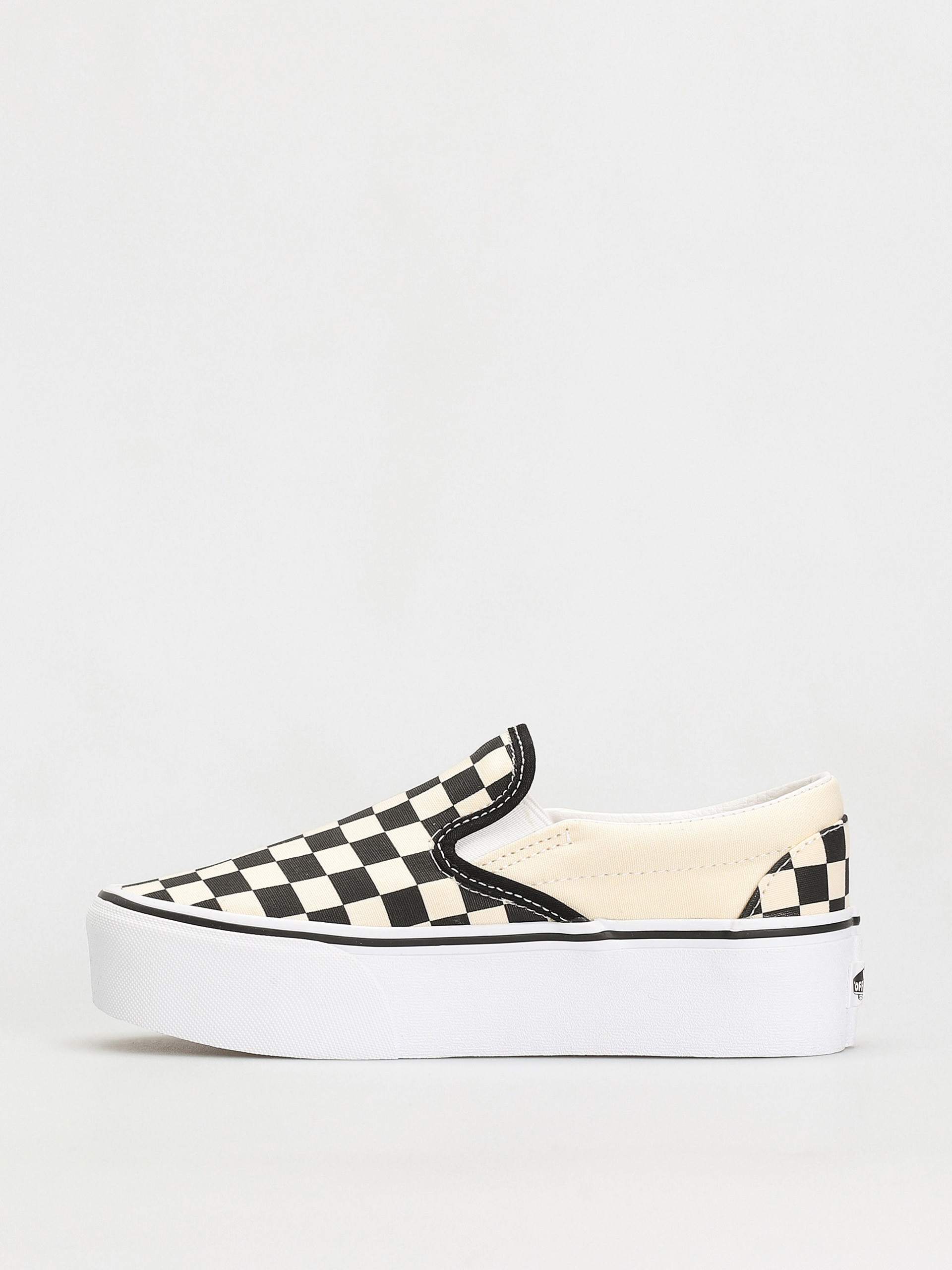 Topánky Vans Classic Slip On Stackform (checkerboard black/classic white)