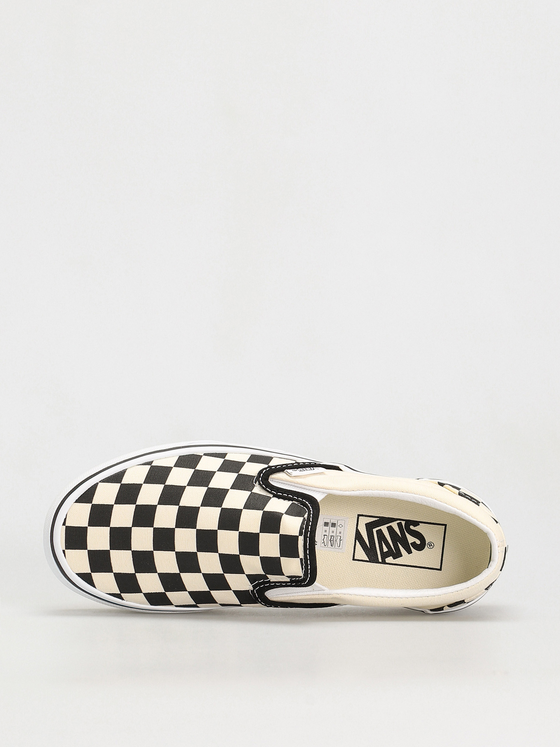 Topánky Vans Classic Slip On Stackform (checkerboard black/classic white)