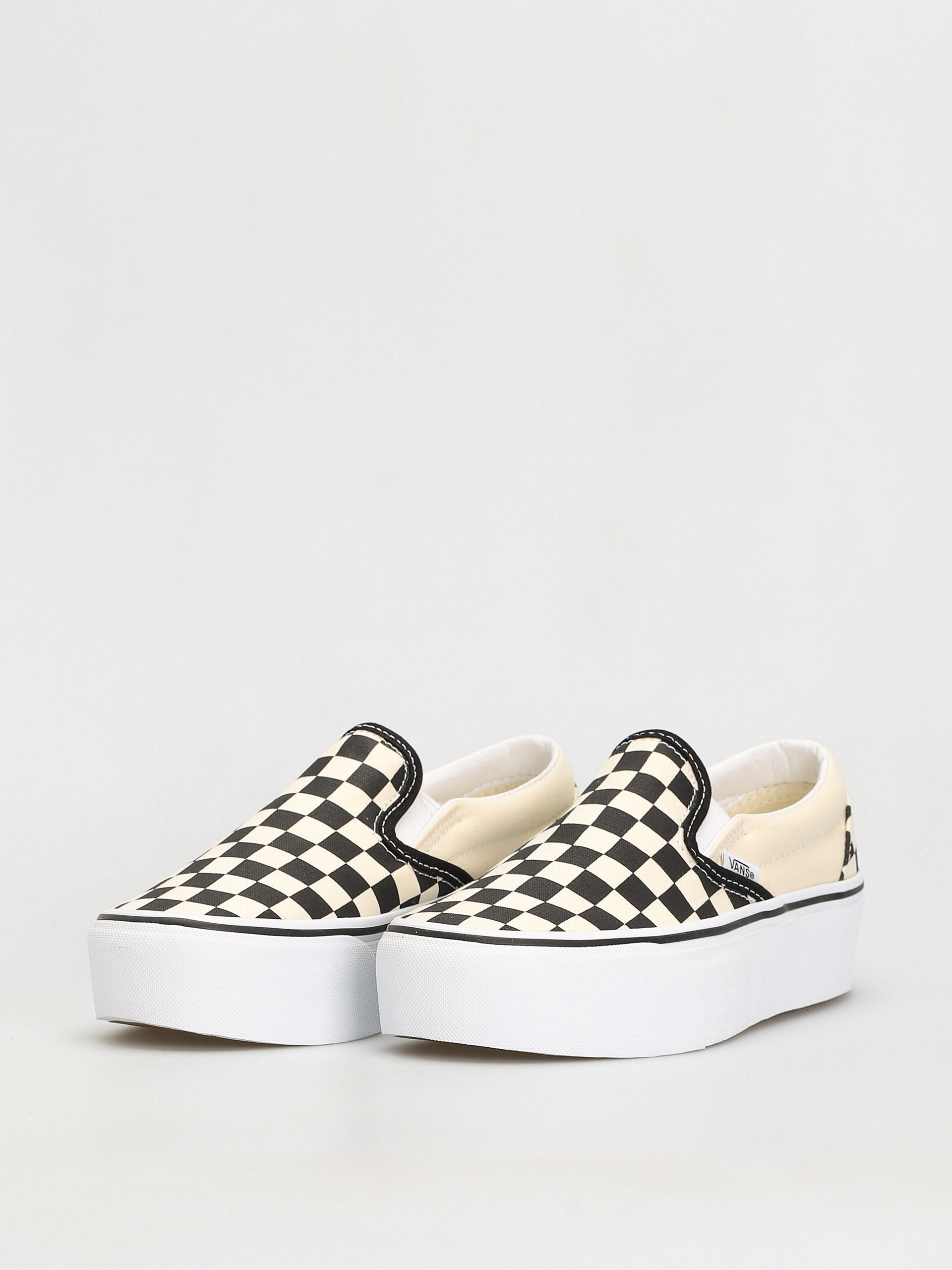 Topánky Vans Classic Slip On Stackform (checkerboard black/classic white)