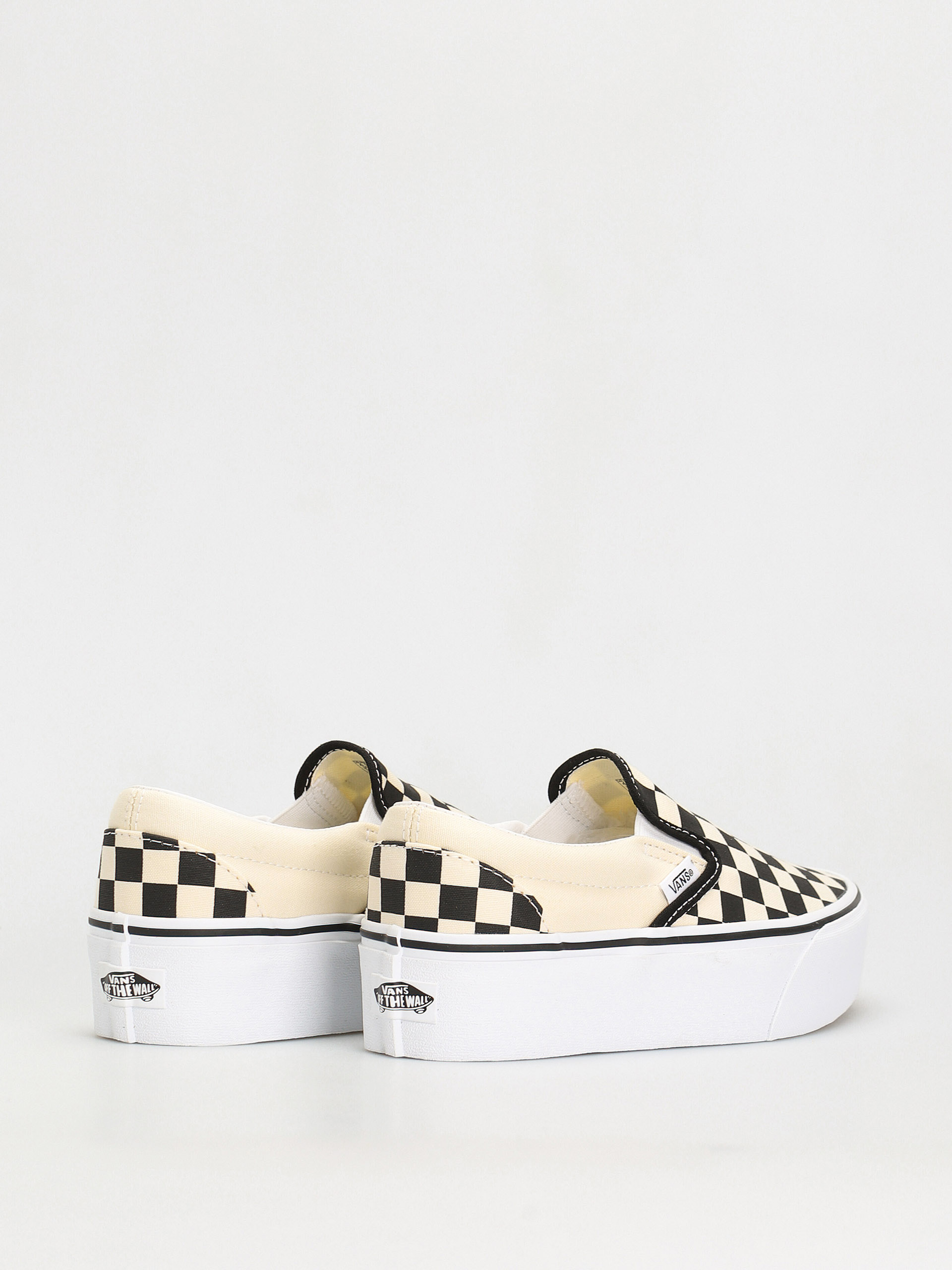 Topánky Vans Classic Slip On Stackform (checkerboard black/classic white)