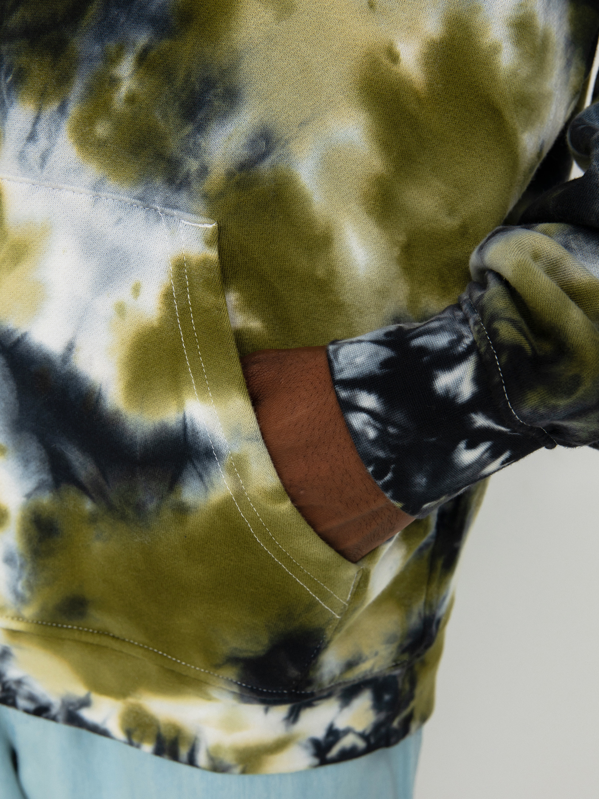 Mikina s kapucňou DGK Low Drip Custom HD (camo wash)