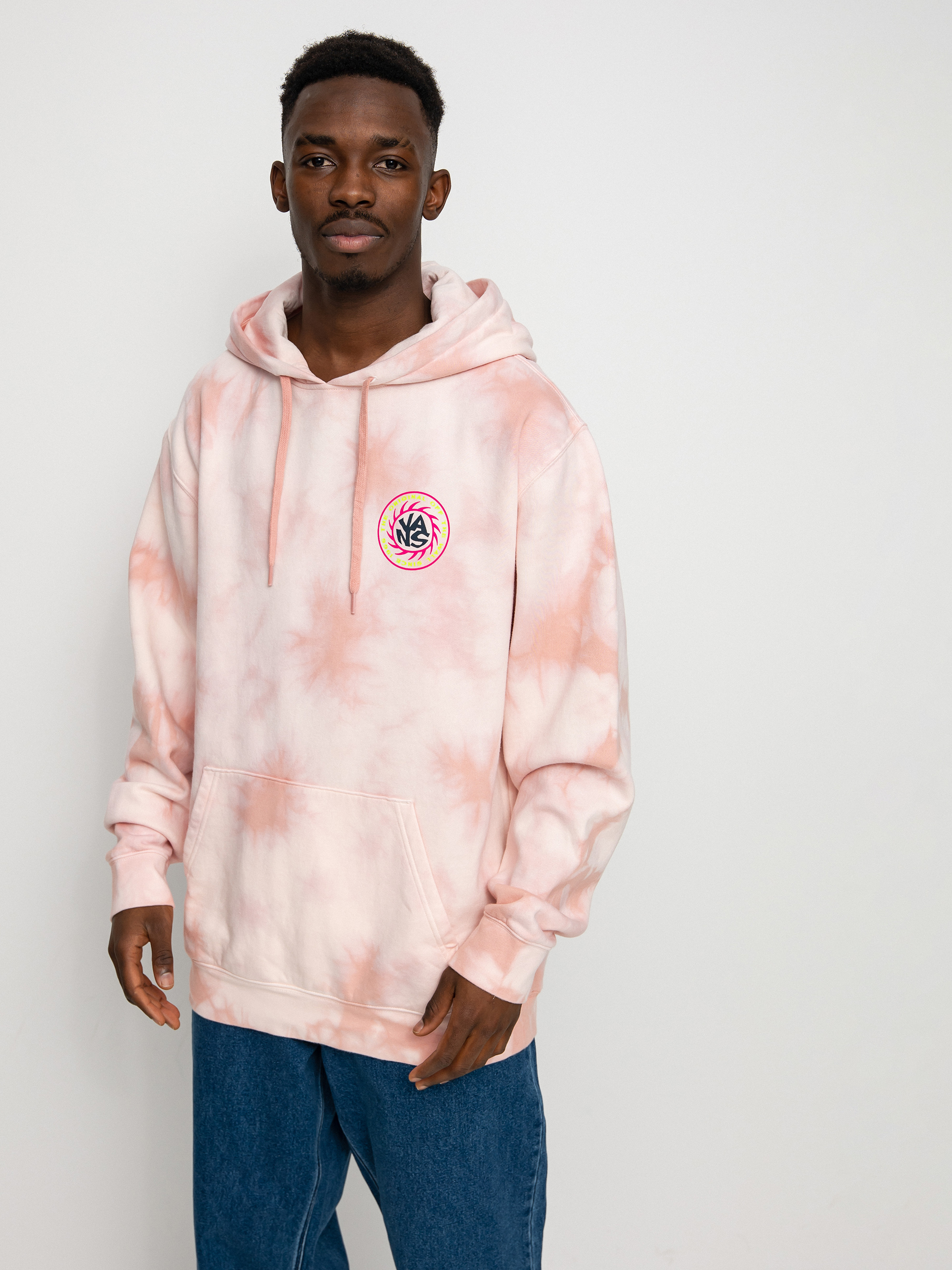 Mikina s kapucňou Vans Summer Camp HD (mellow rose)