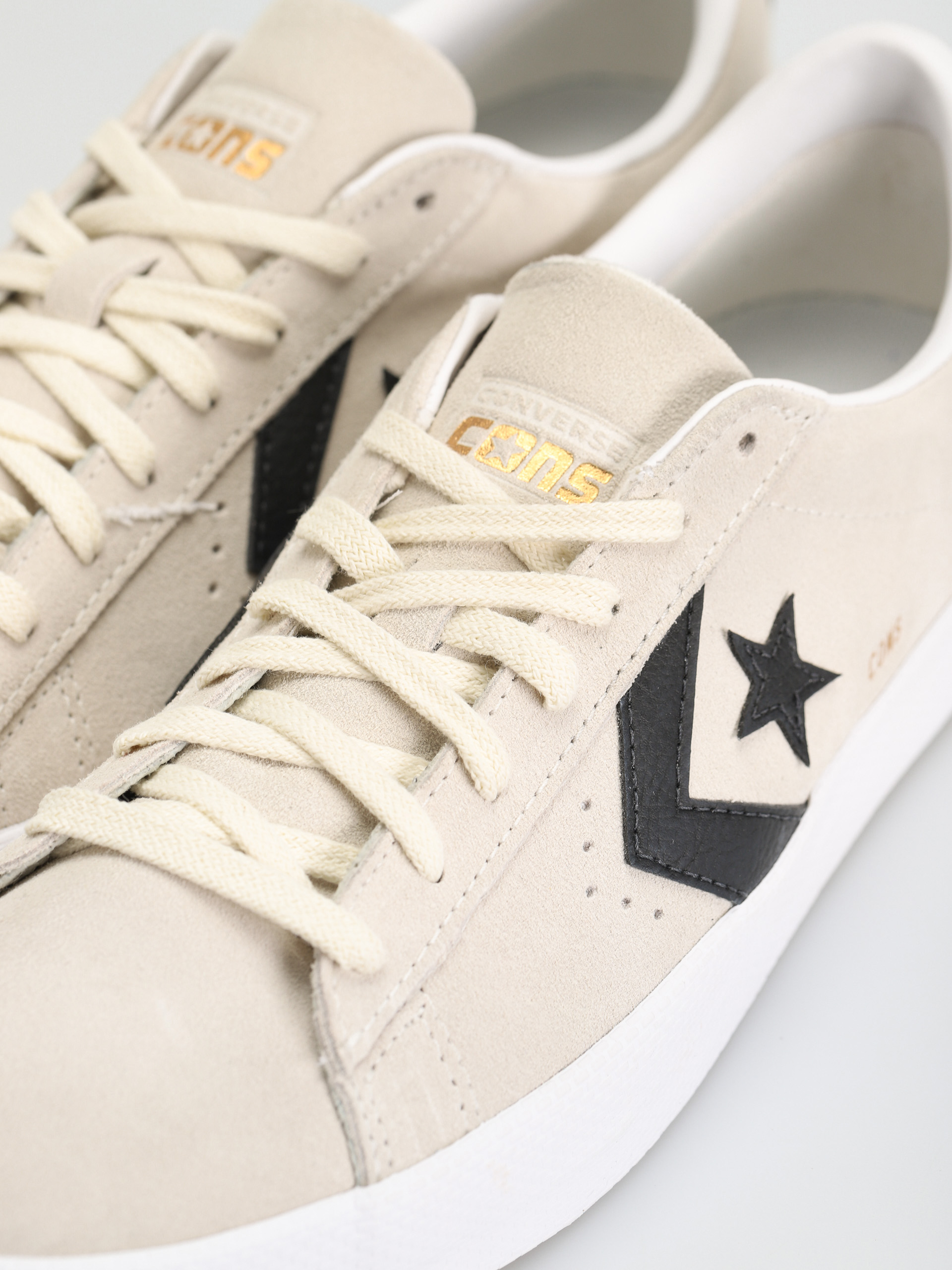 Topánky Converse Pro Leather Vulcanized Ox (egret/black/egret)
