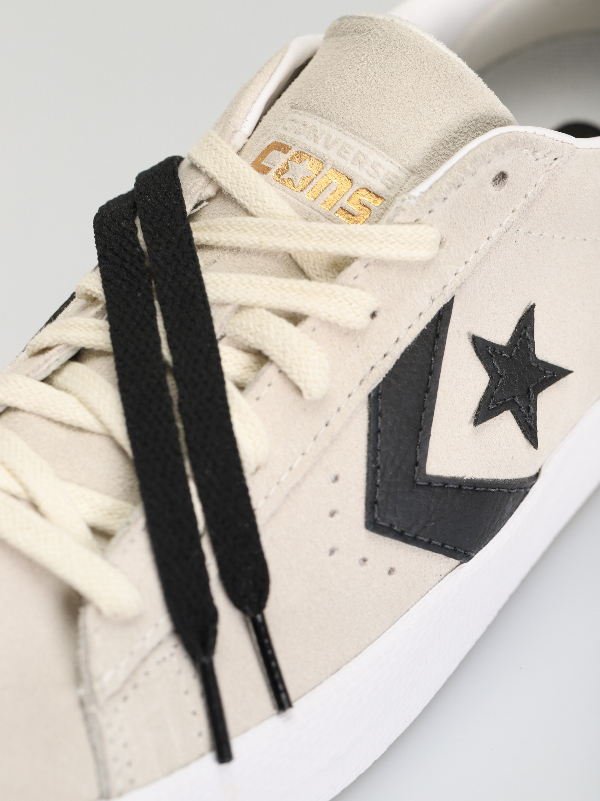 Topánky Converse Pro Leather Vulcanized Ox (egret/black/egret)
