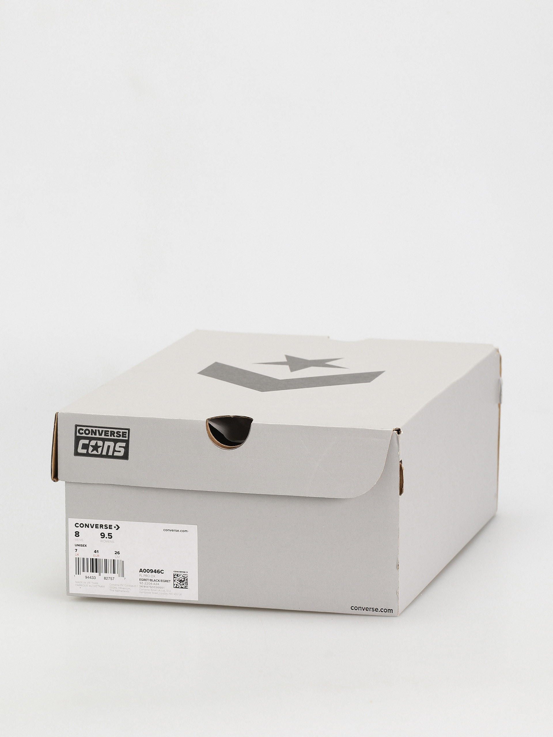 Topánky Converse Pro Leather Vulcanized Ox (egret/black/egret)