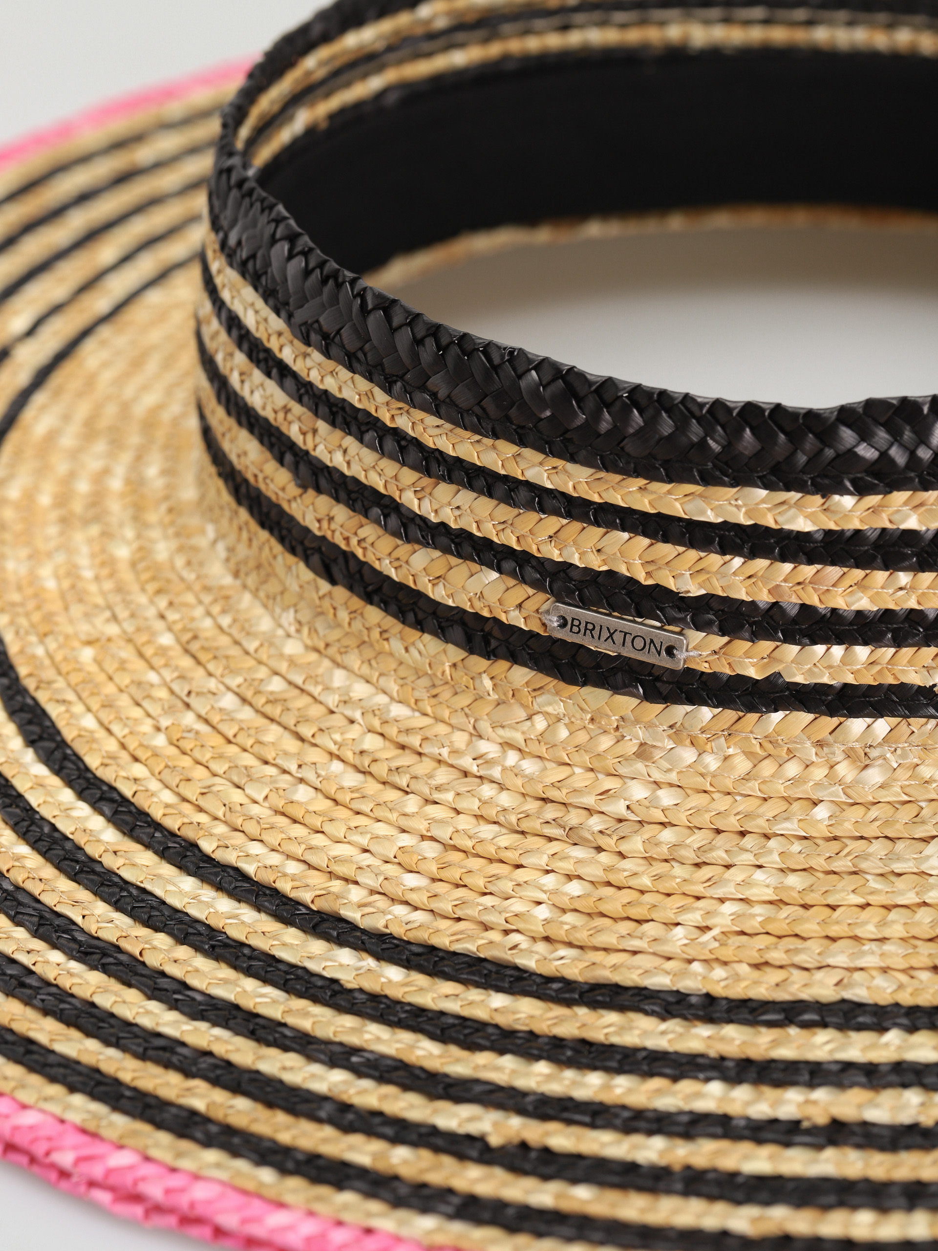 Klobúk Brixton Joanna Visor Wmn (honey/black/pink)