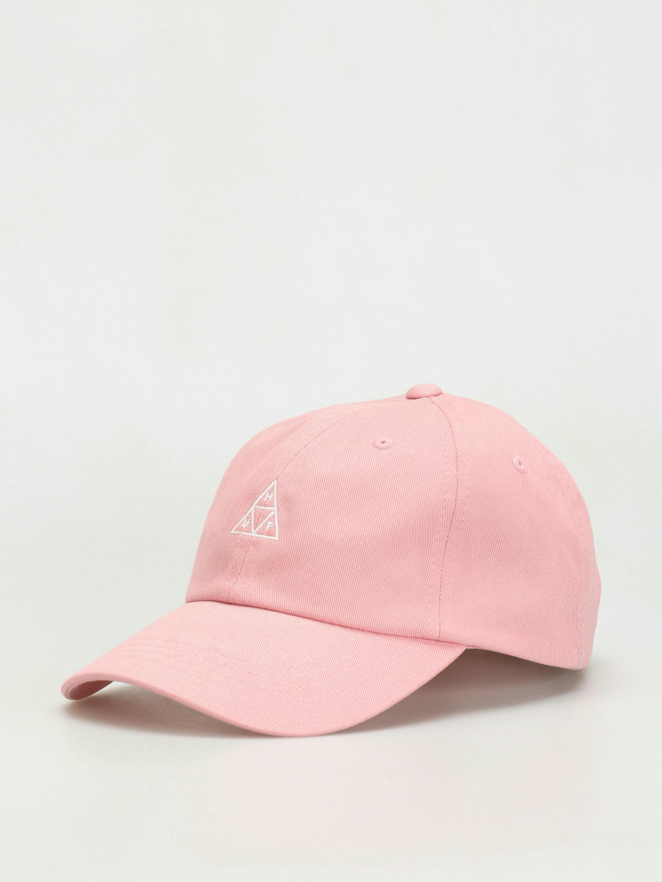 Šiltovka HUF Essentials Triple Triangle Logo CV 6 Panel (coral pink)