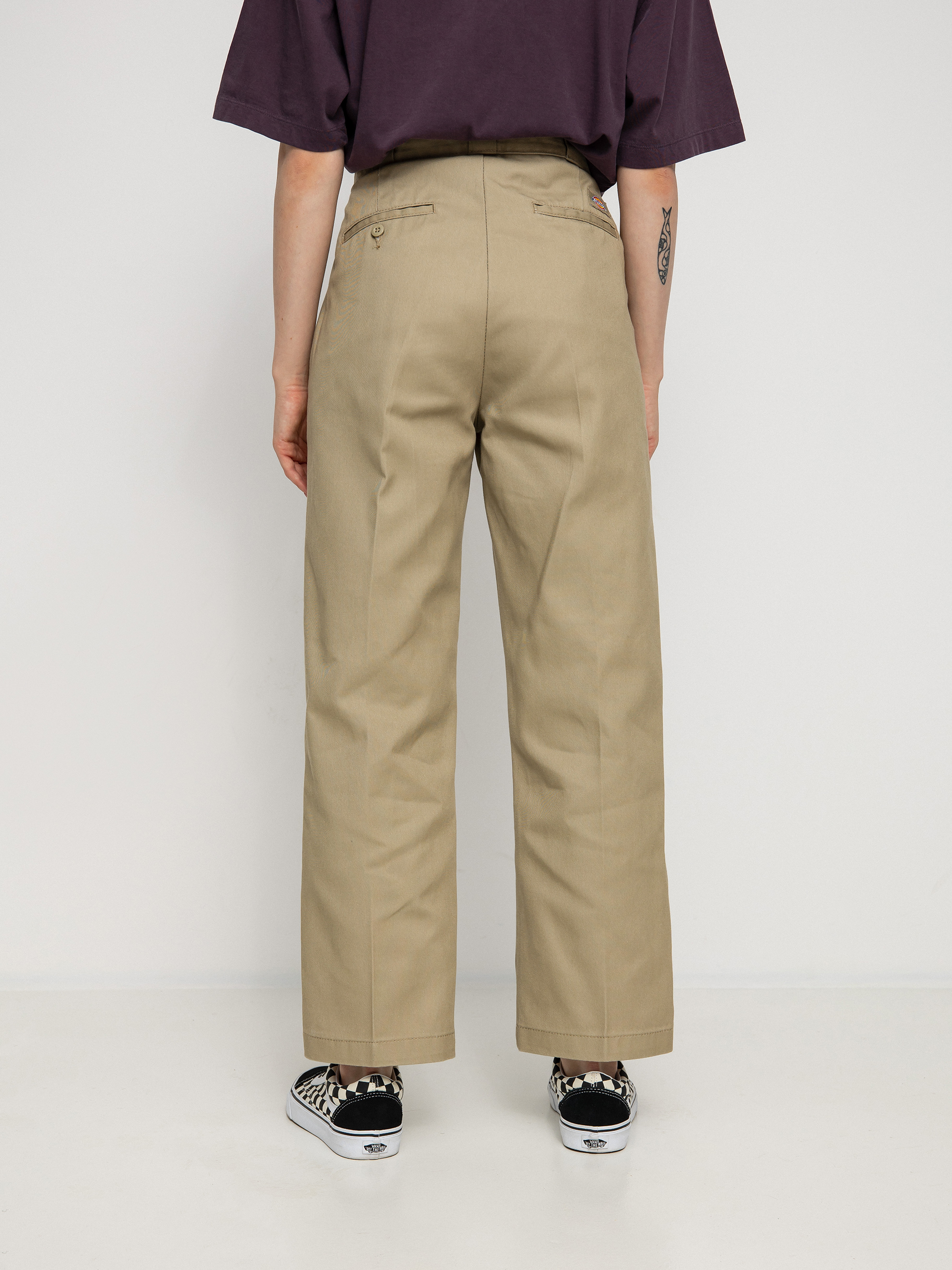 Nohavice Dickies Elizaville Wmn (khaki)