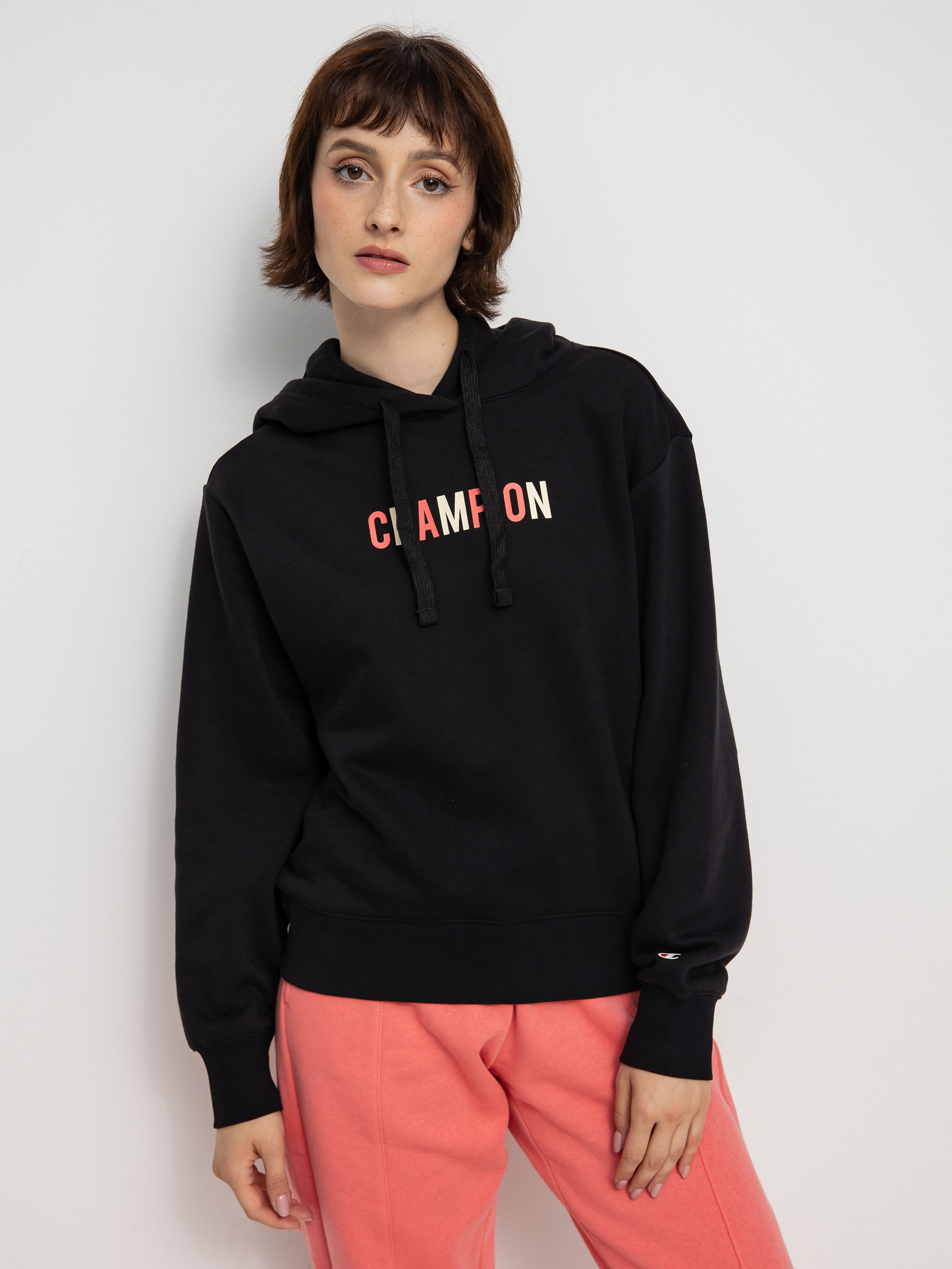 Mikina s kapucňou Champion Legacy Hooded Sweatshirt 115991 HD Wmn (nbk)