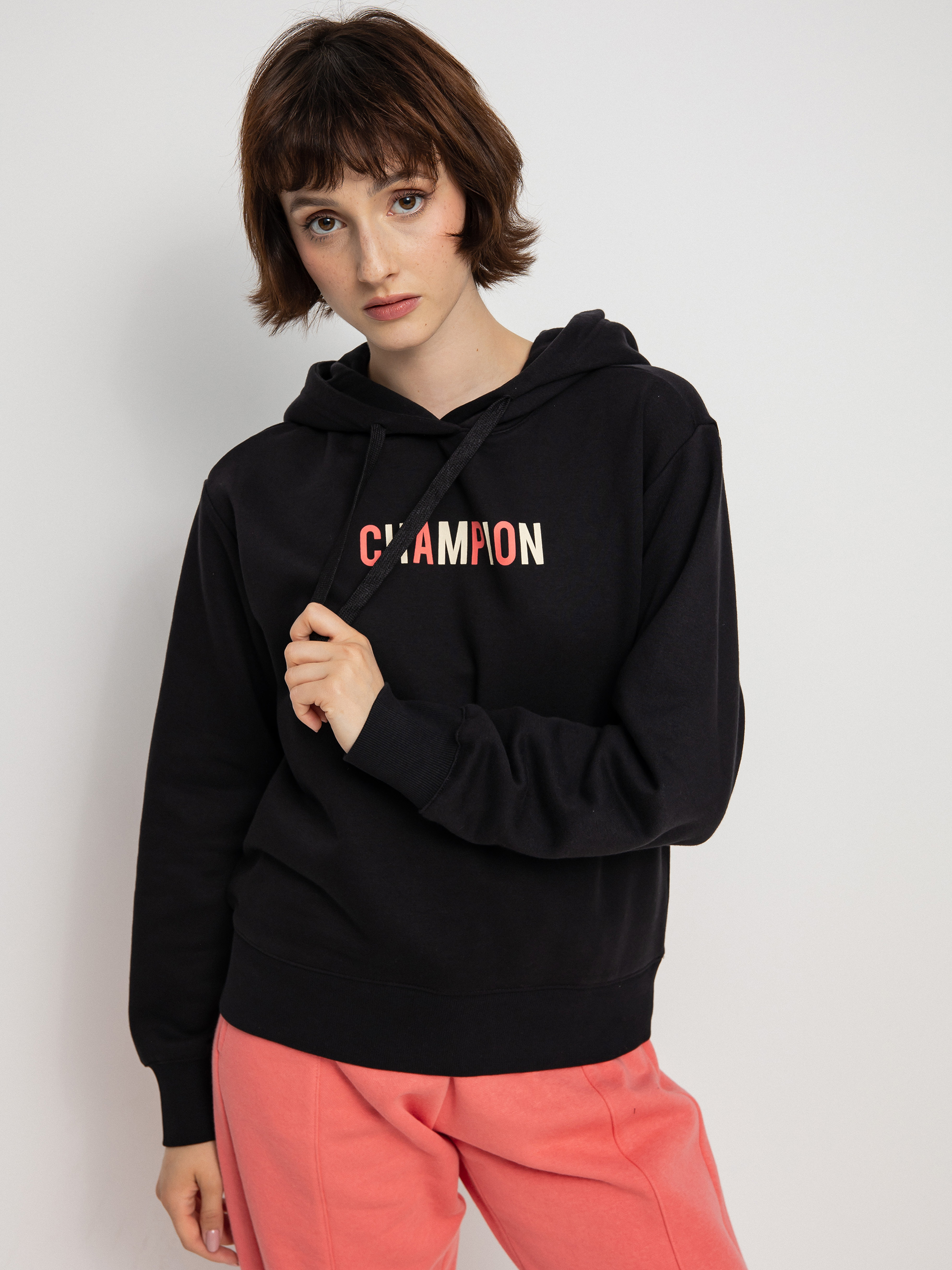 Mikina s kapucňou Champion Legacy Hooded Sweatshirt 115991 HD Wmn (nbk)