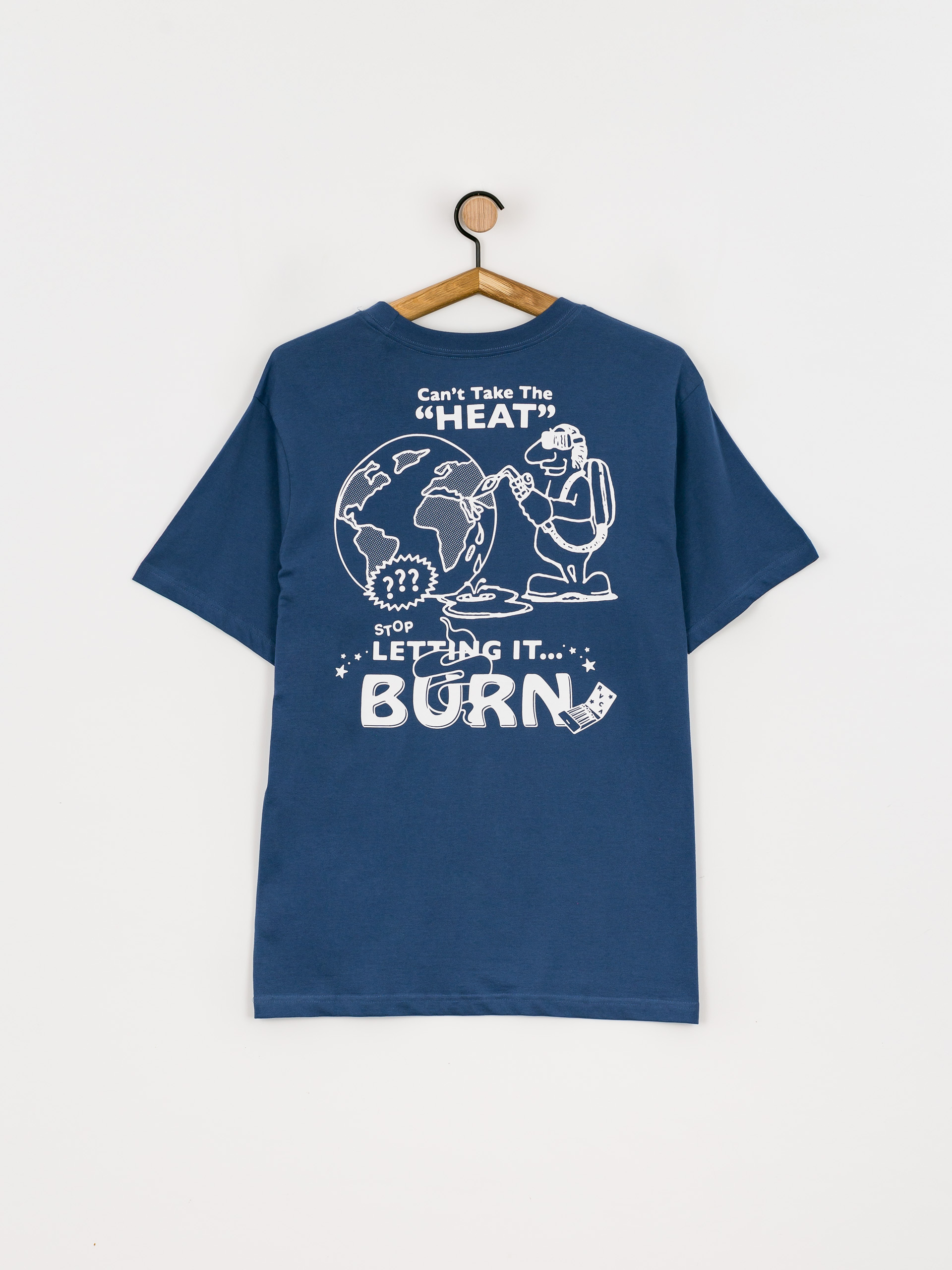 Tričko RVCA The Heat (royal)
