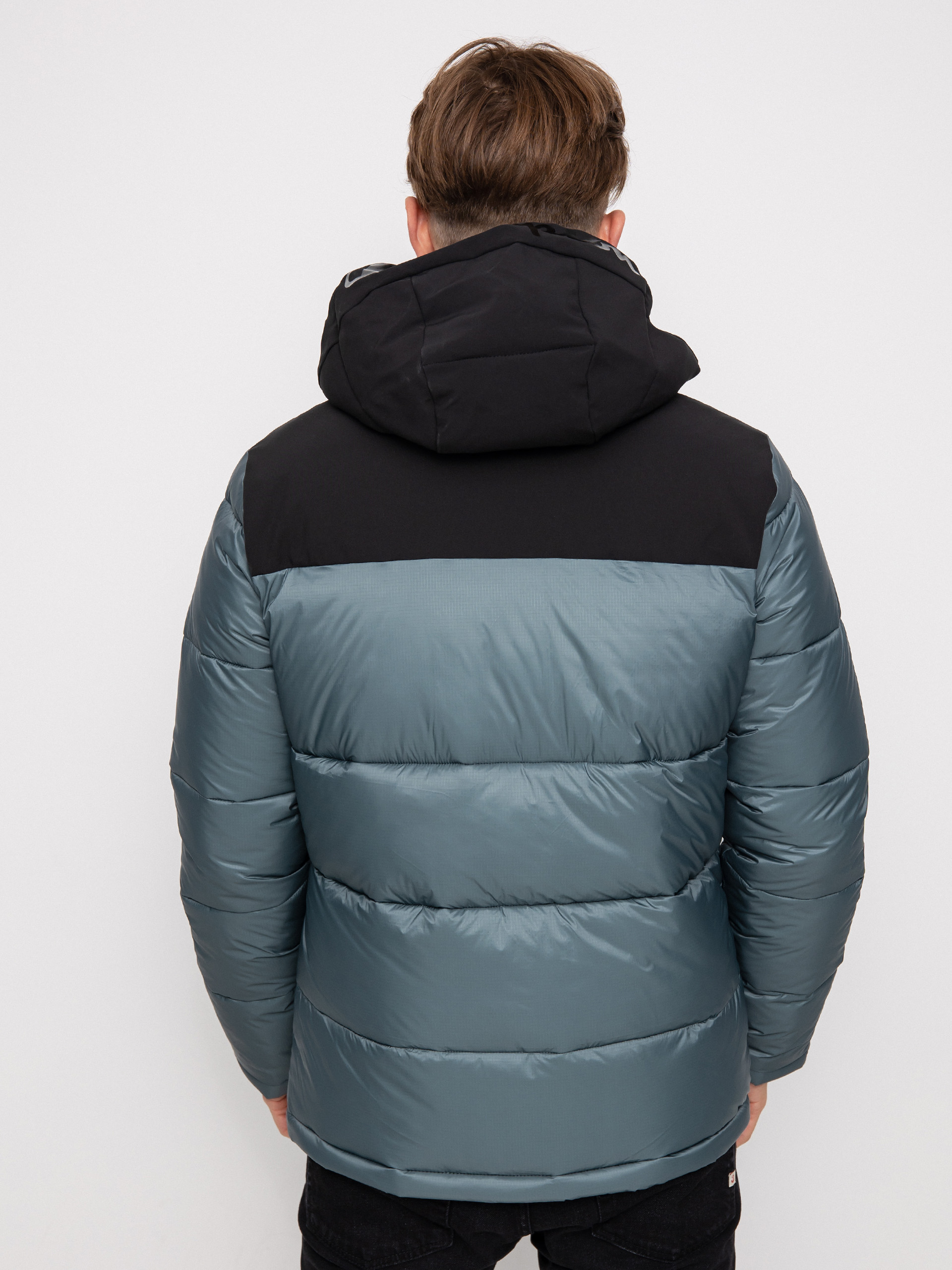 Bunda Champion Legacy Hooded Jacket 218080 (gpg/nbk)