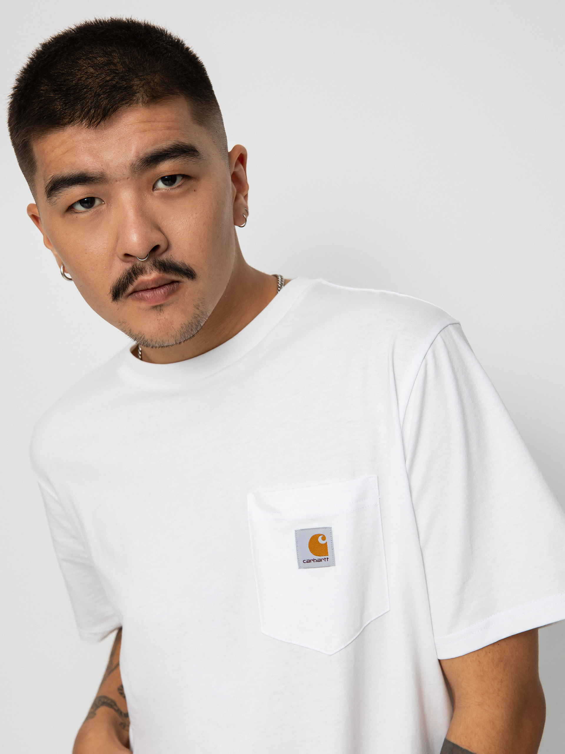 Tričko Carhartt WIP Pocket (white)