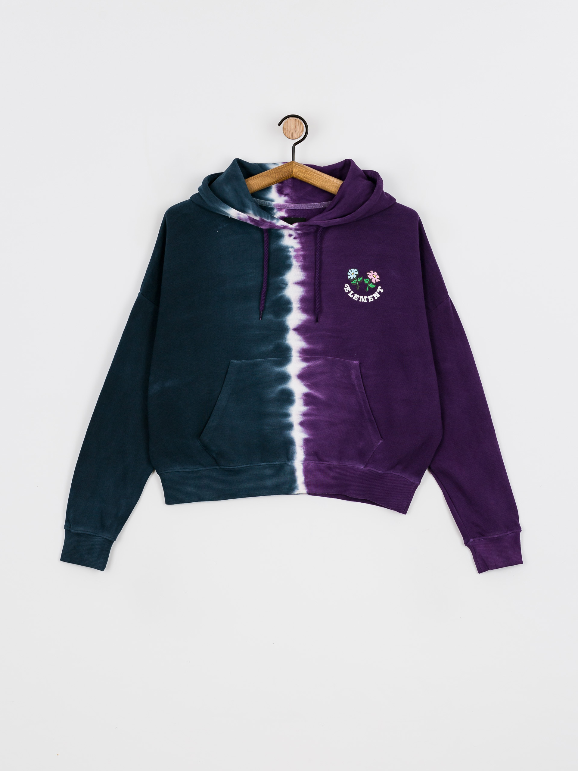 Mikina s kapucňou Element Smile Tie Dye HD Wmn (vertical dye)