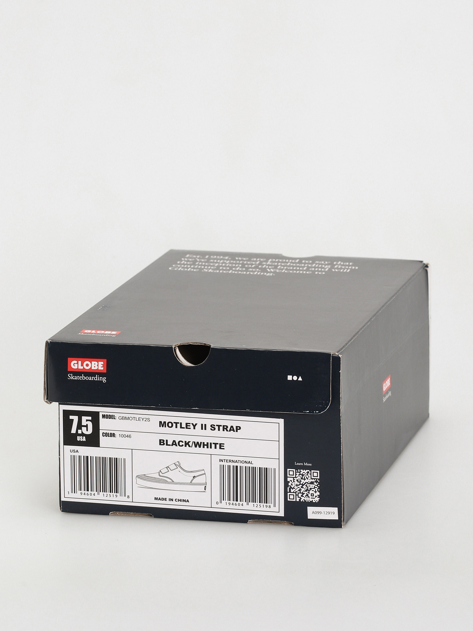 Topánky Globe Motley II Strap (black/white)