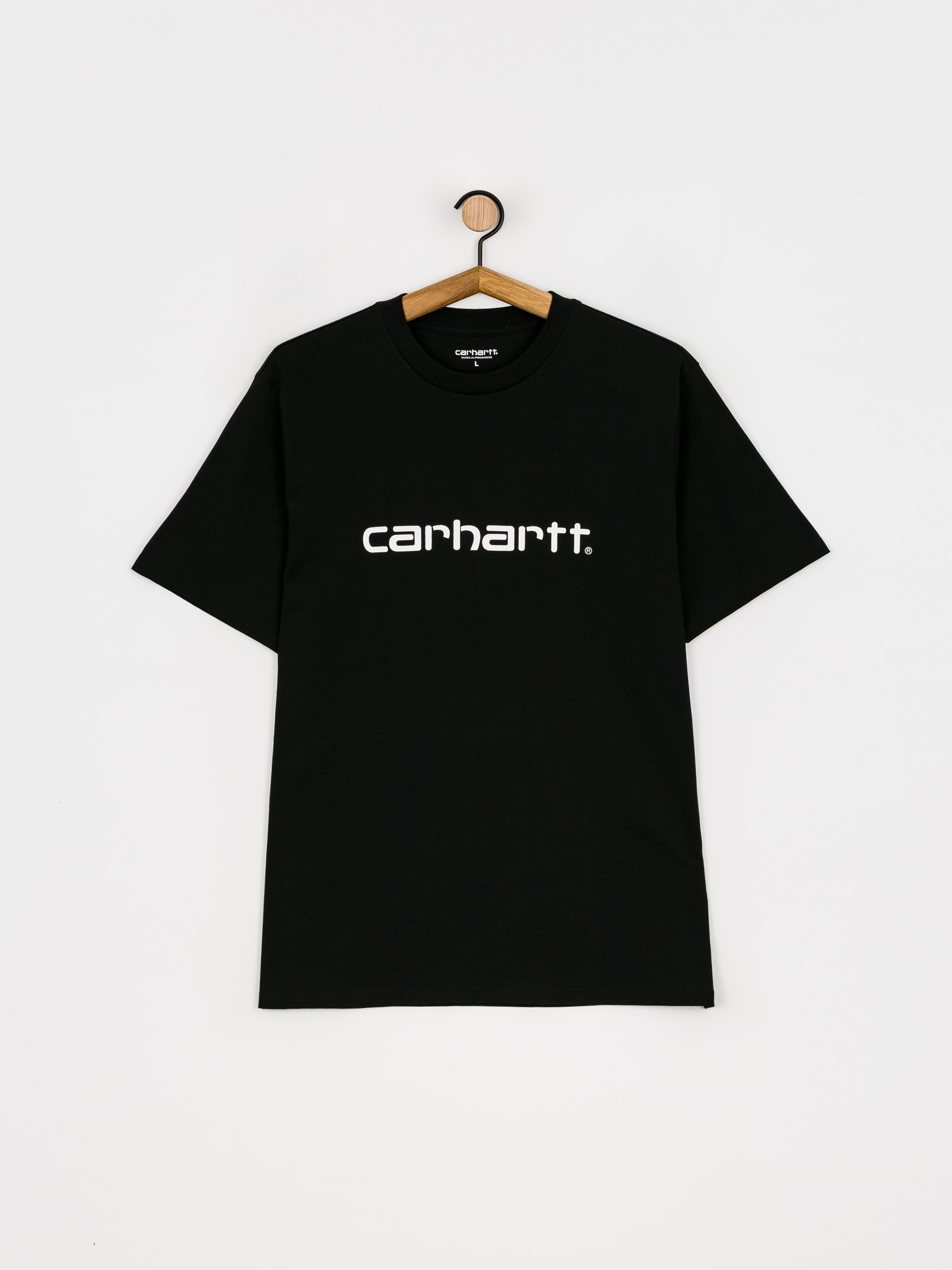 Tričko Carhartt WIP Script (black/white)