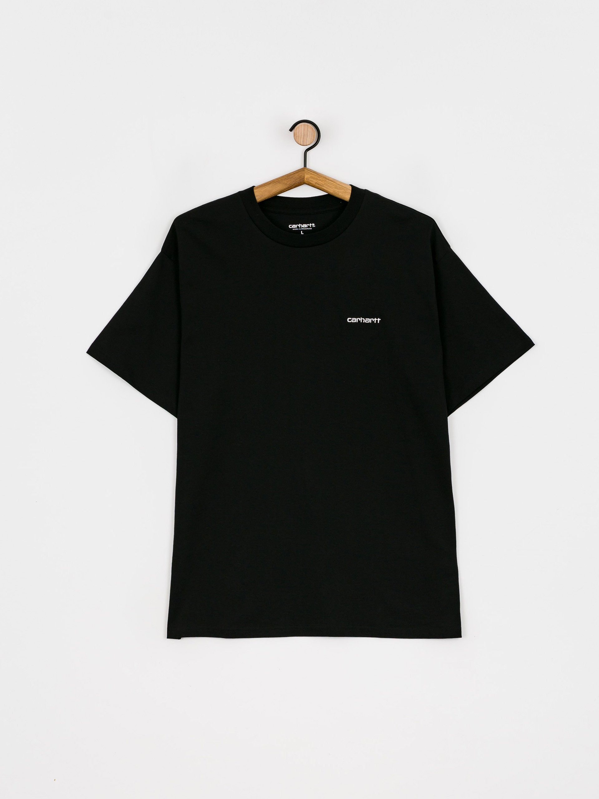 Tričko Carhartt WIP Script Embroidery (black/white)