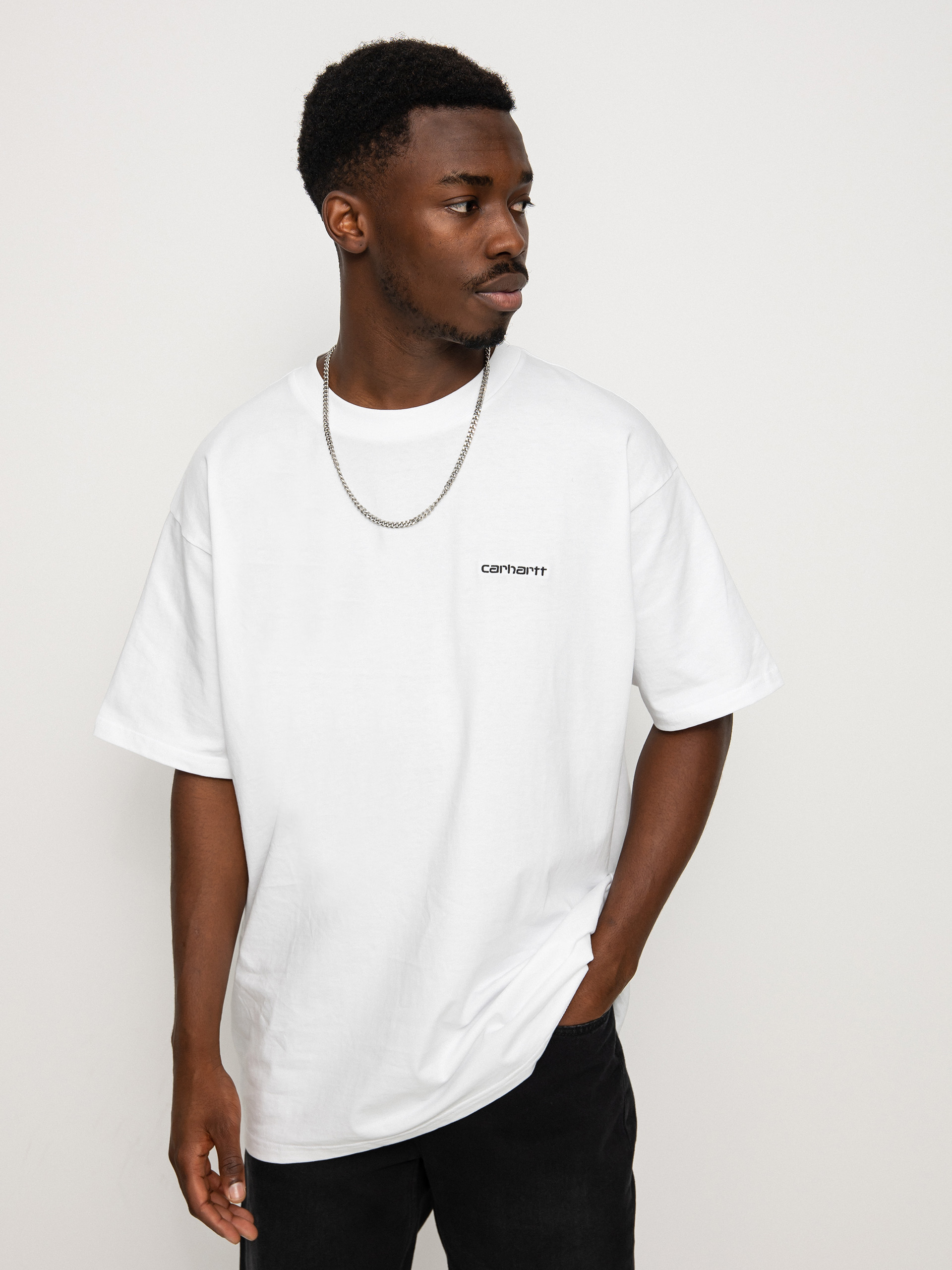 Triu010dko Carhartt WIP Script Embroidery (white/black)