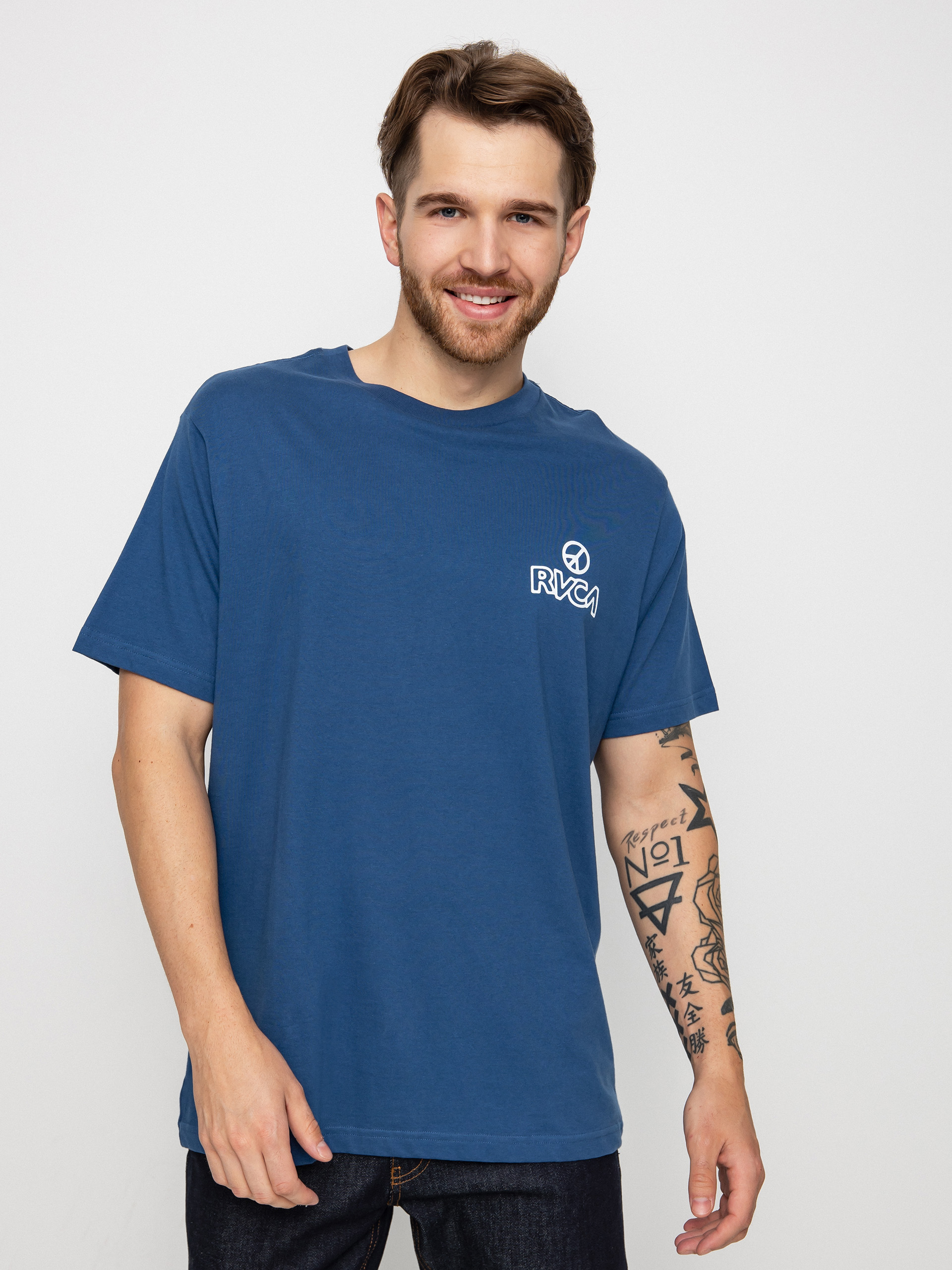 Tričko RVCA The Heat (royal)