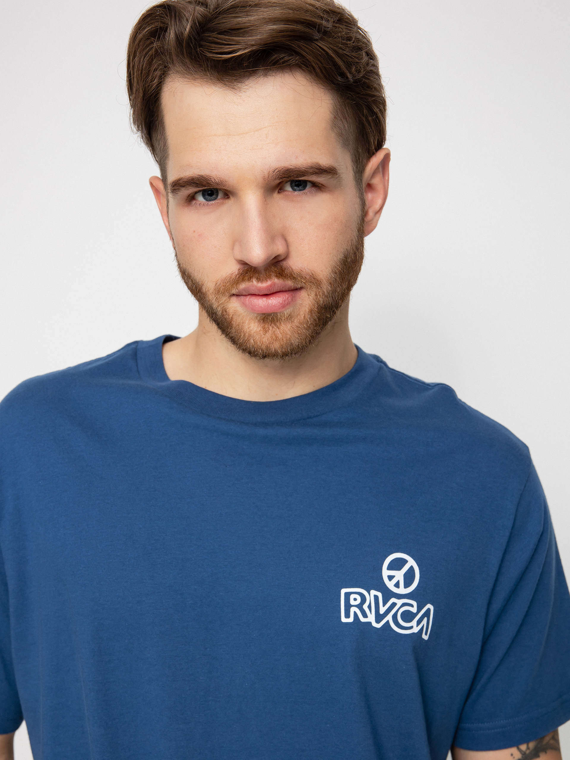 Tričko RVCA The Heat (royal)