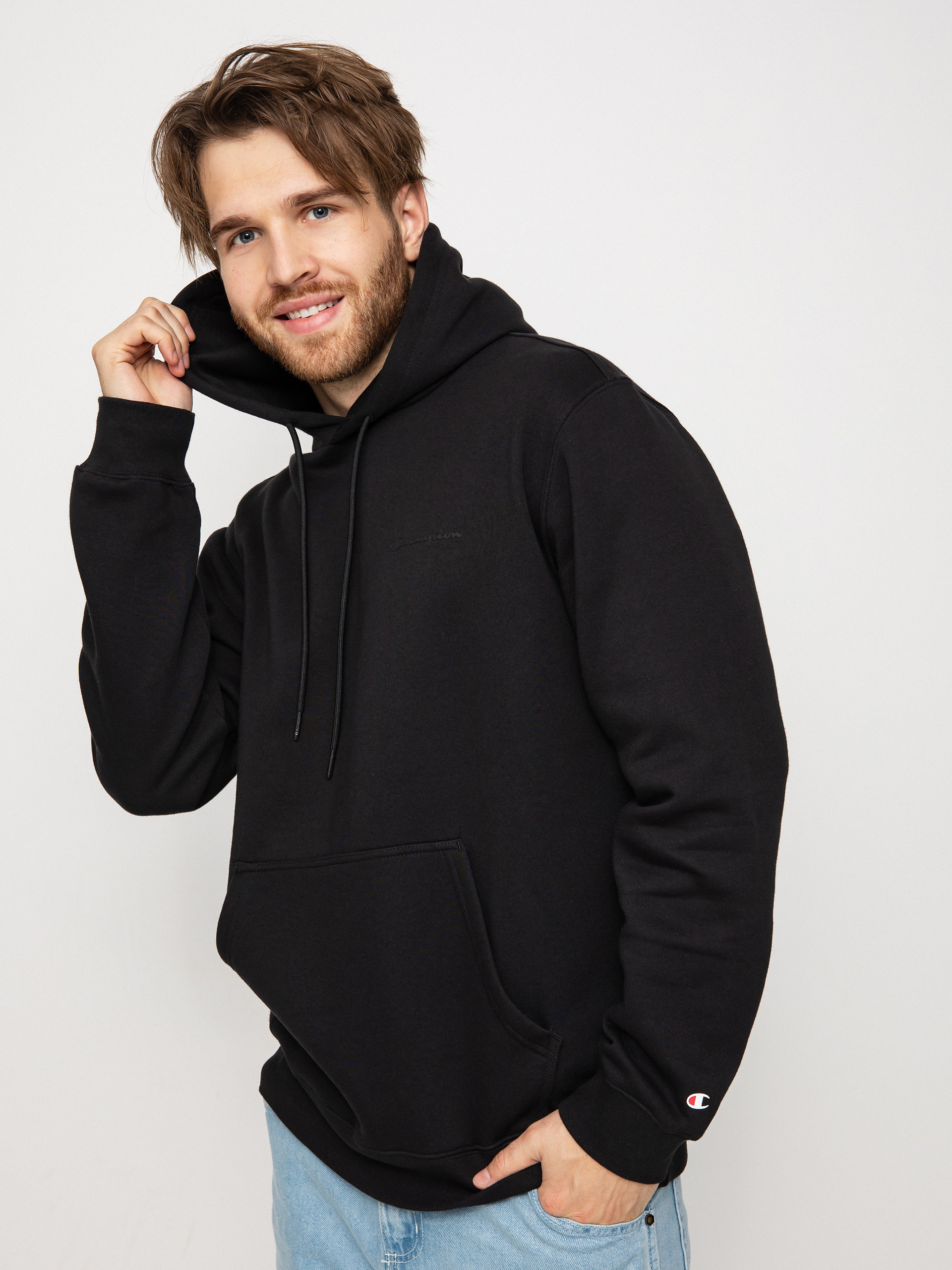 Mikina s kapucňou Champion Legacy Hooded Sweatshirt 218287 HD (nbk)