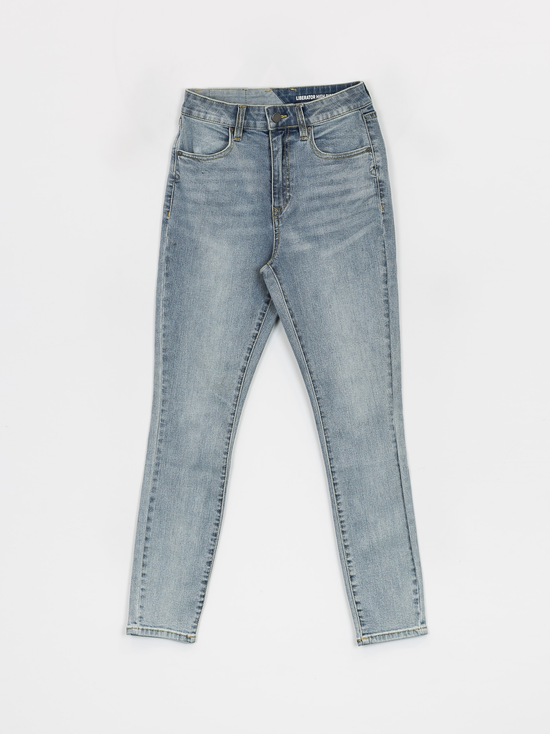 Nohavice Volcom Liberator High Rise Wmn (retro blue)