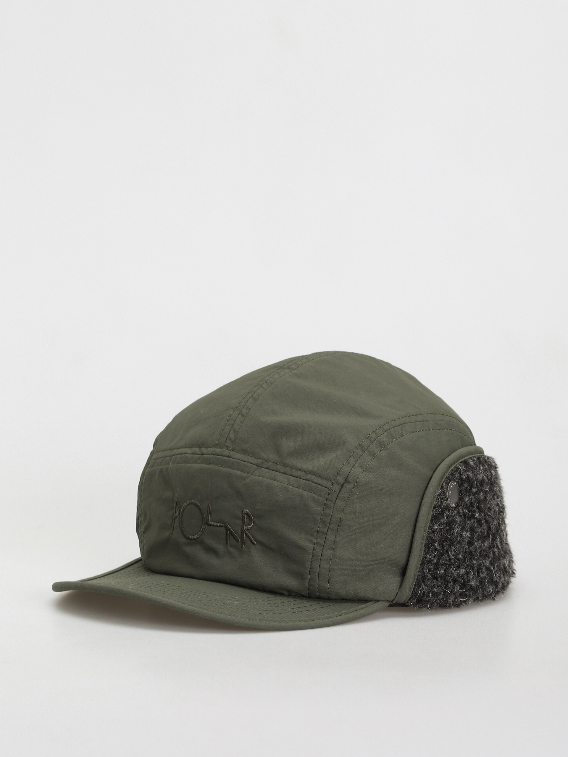 Šiltovka Polar Skate Sherpa Flap Cap (army green)