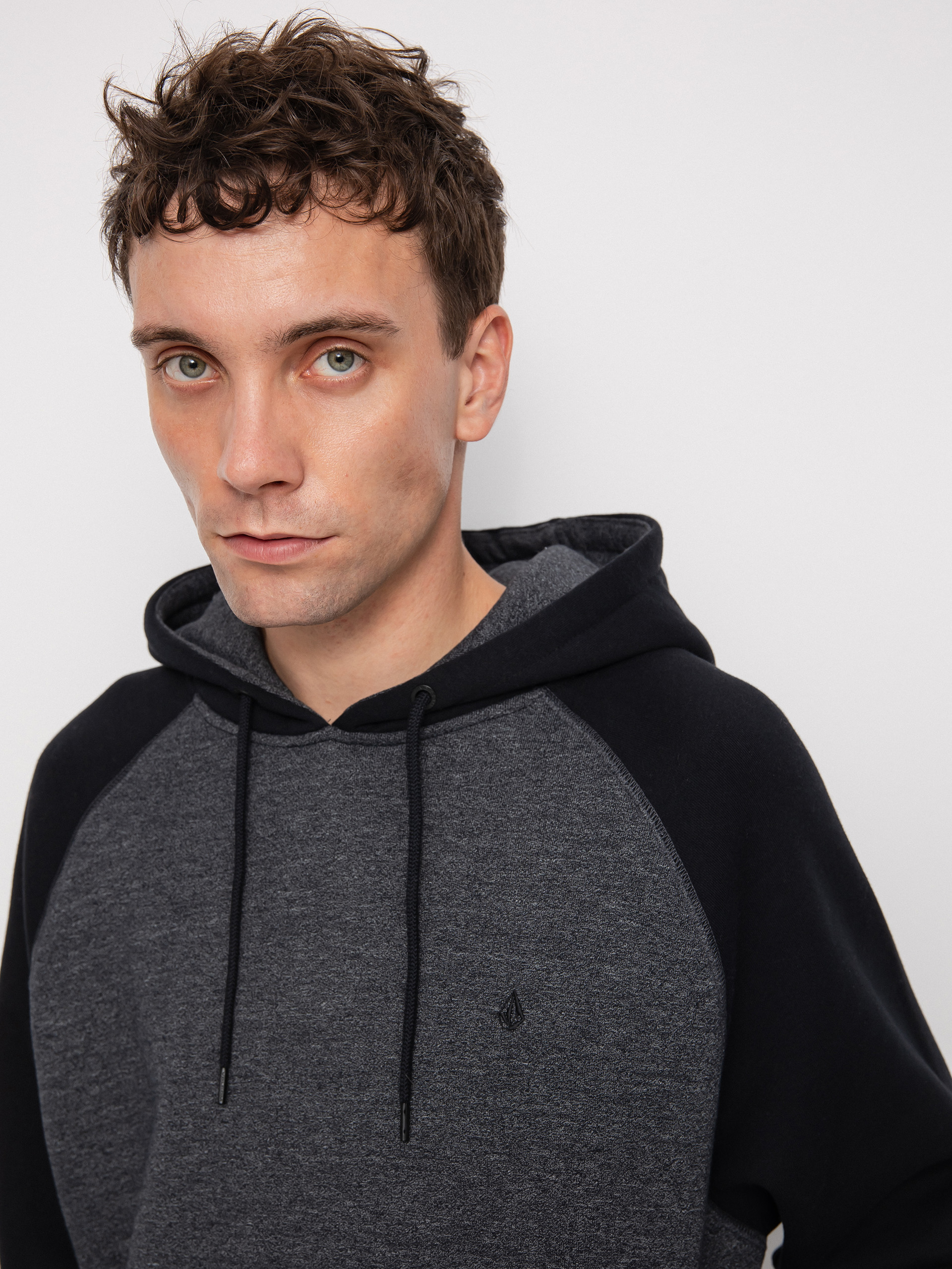 Mikina s kapucňou Volcom Homak HD (heather grey)