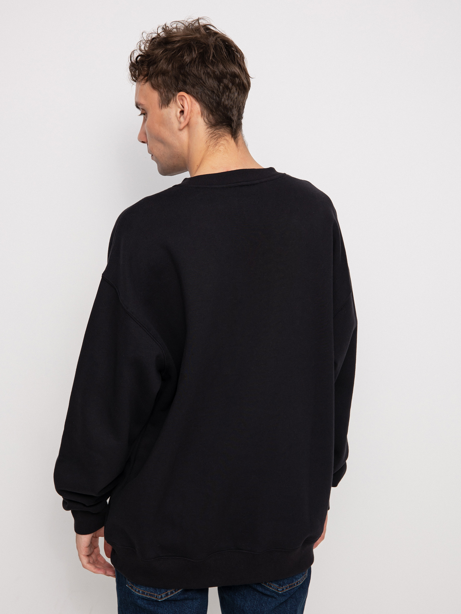 Mikina Volcom Single Stone Crew (black)