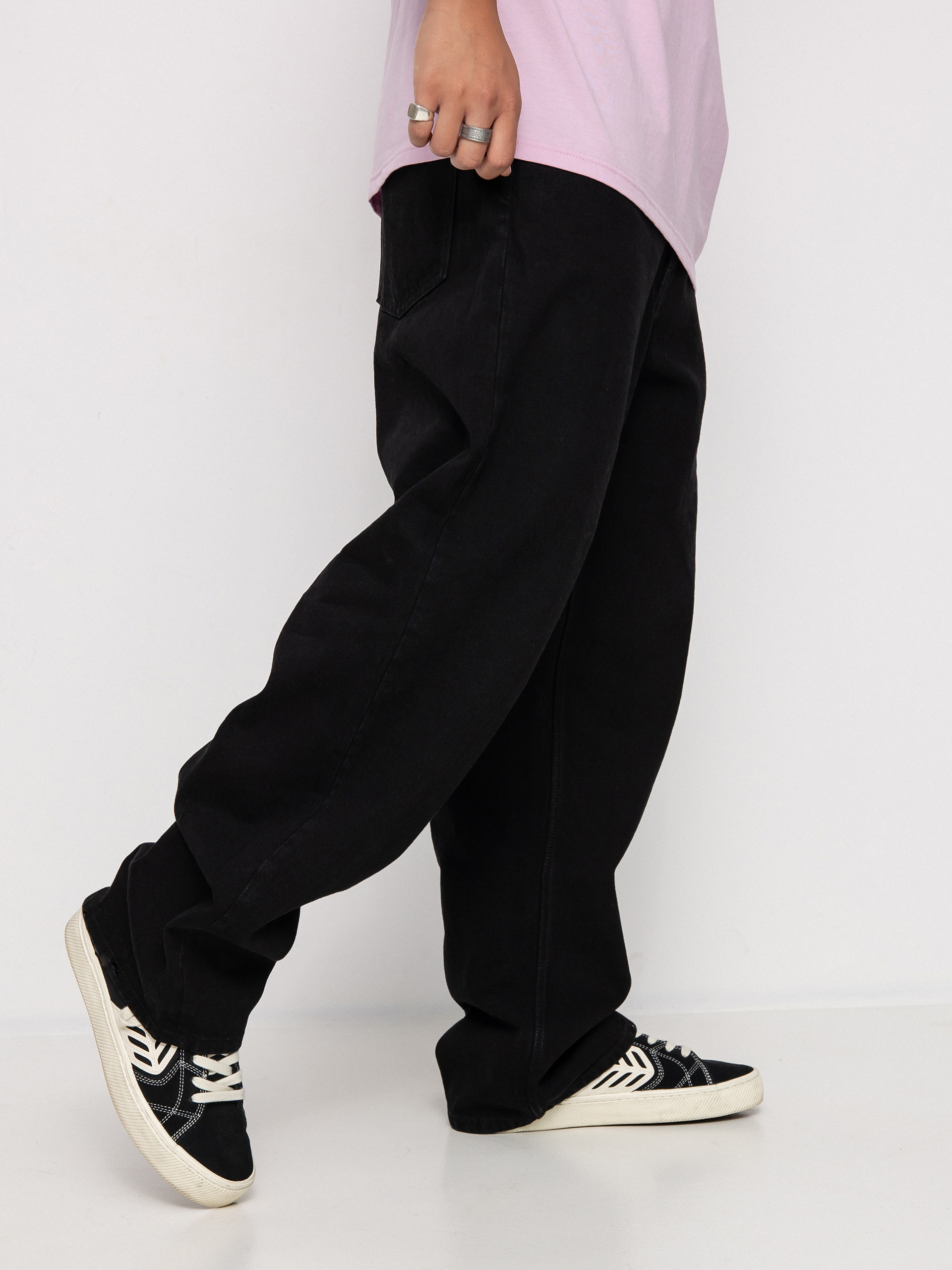 Nohavice Volcom Billow Denim (black)