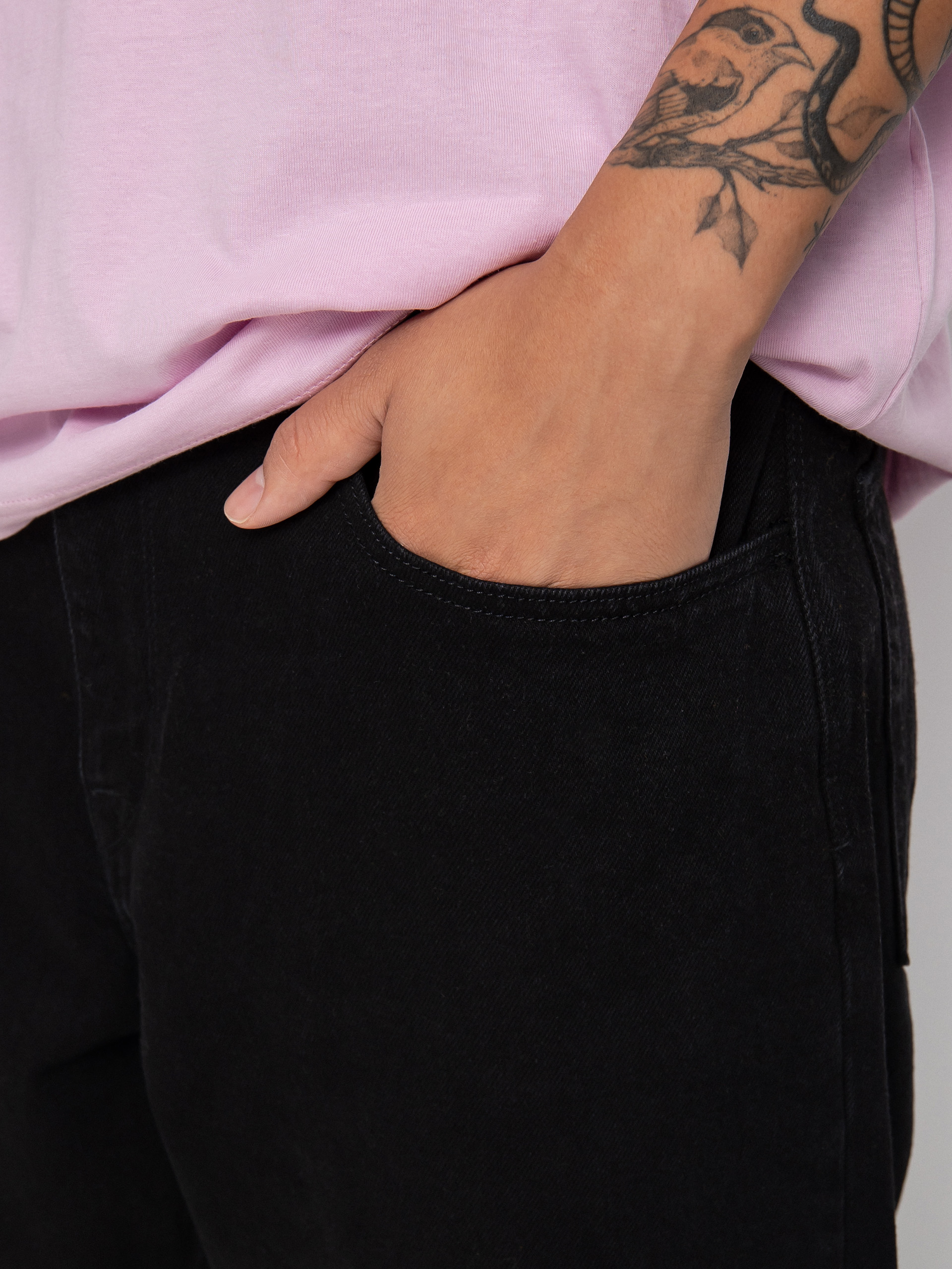 Nohavice Volcom Billow Denim (black)