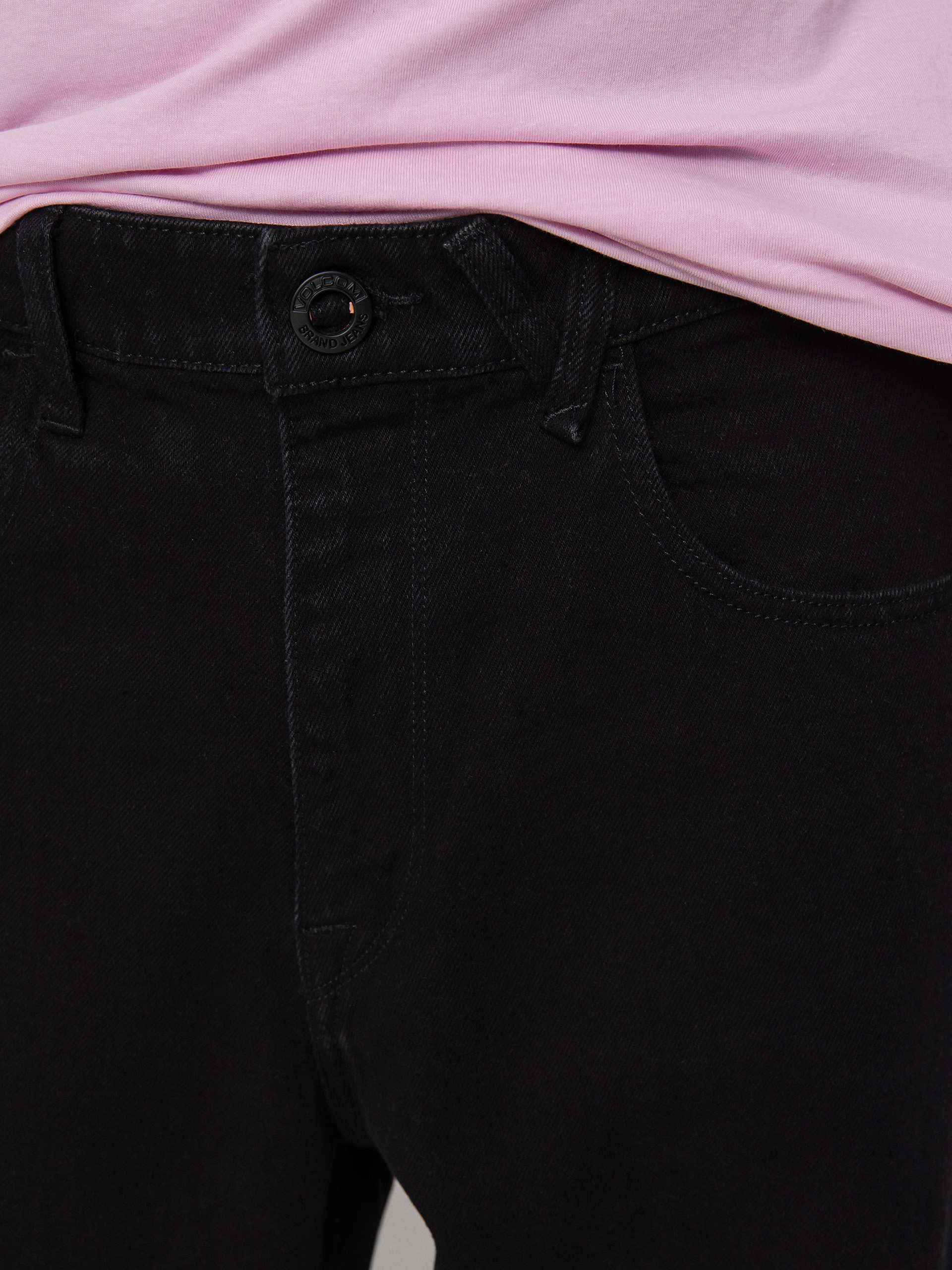 Nohavice Volcom Billow Denim (black)