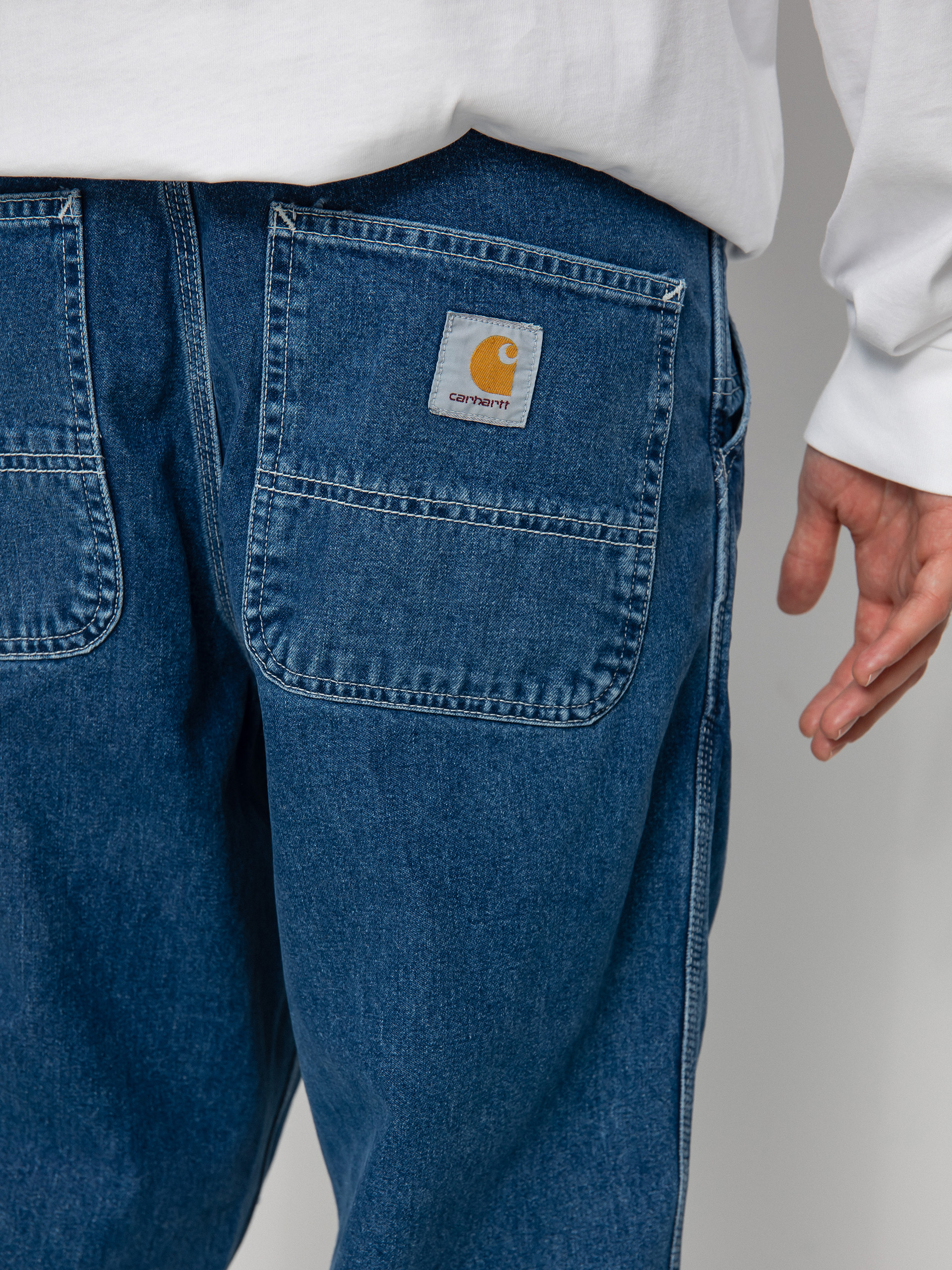 Nohavice Carhartt WIP Simple (blue)