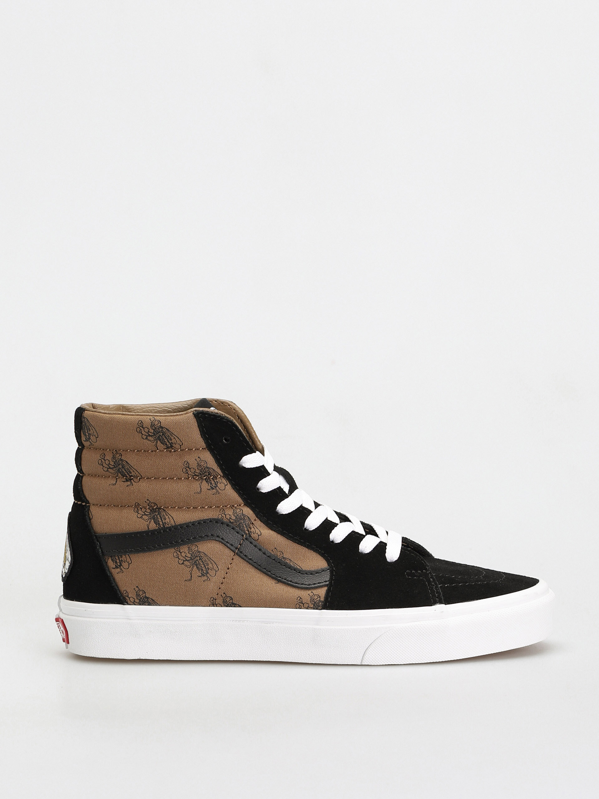 Topánky Vans Sk8 Hi (check research black/brown)