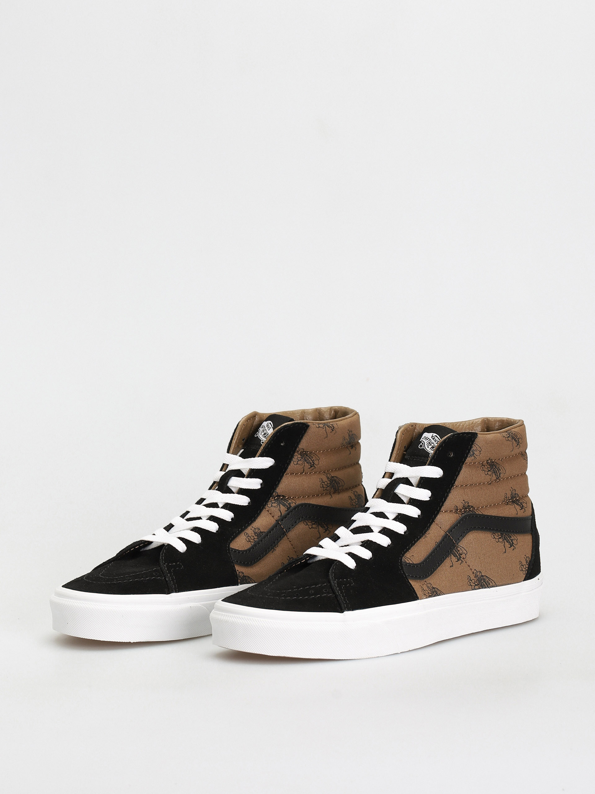 Topánky Vans Sk8 Hi (check research black/brown)