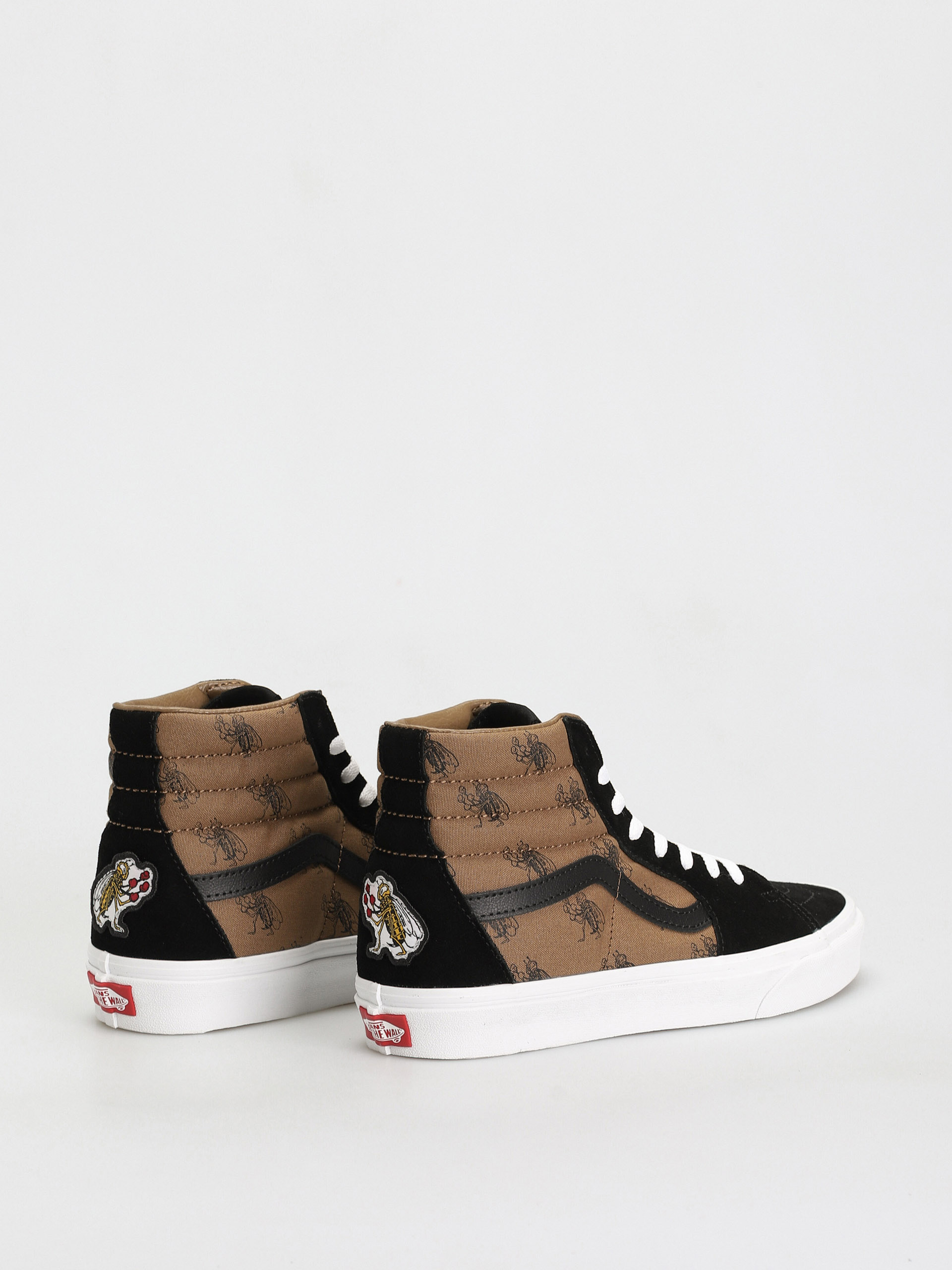Topánky Vans Sk8 Hi (check research black/brown)