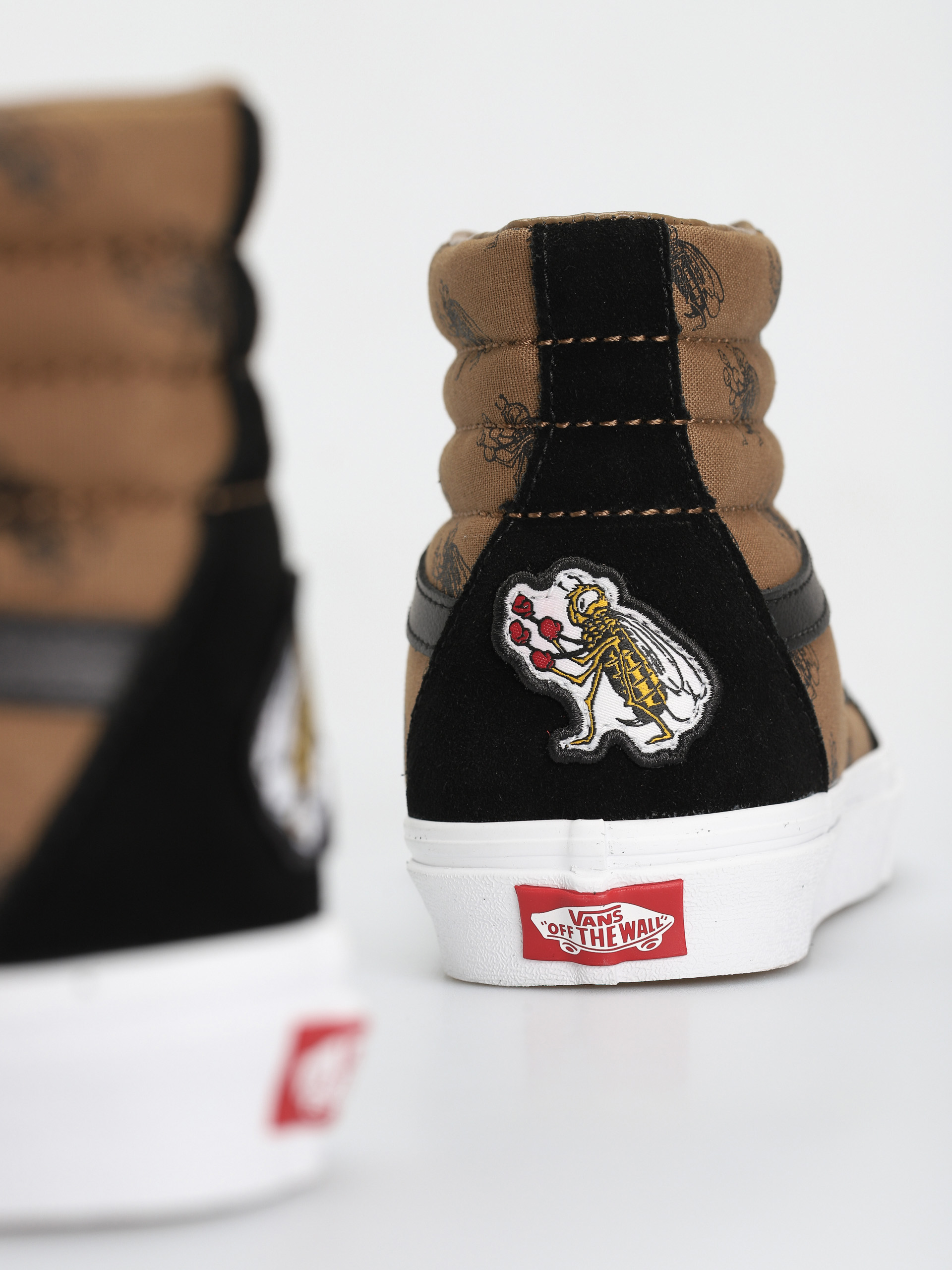 Topánky Vans Sk8 Hi (check research black/brown)