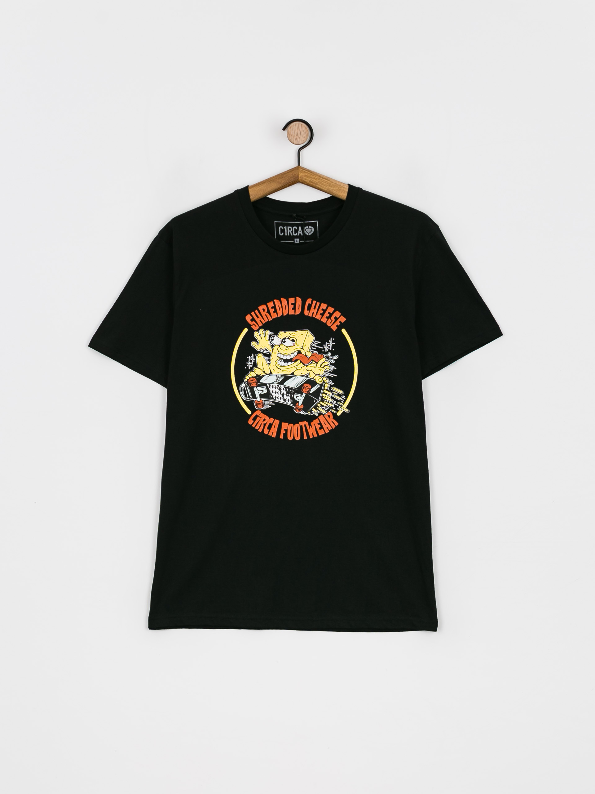 Tričko Circa Shredded Cheese (black)