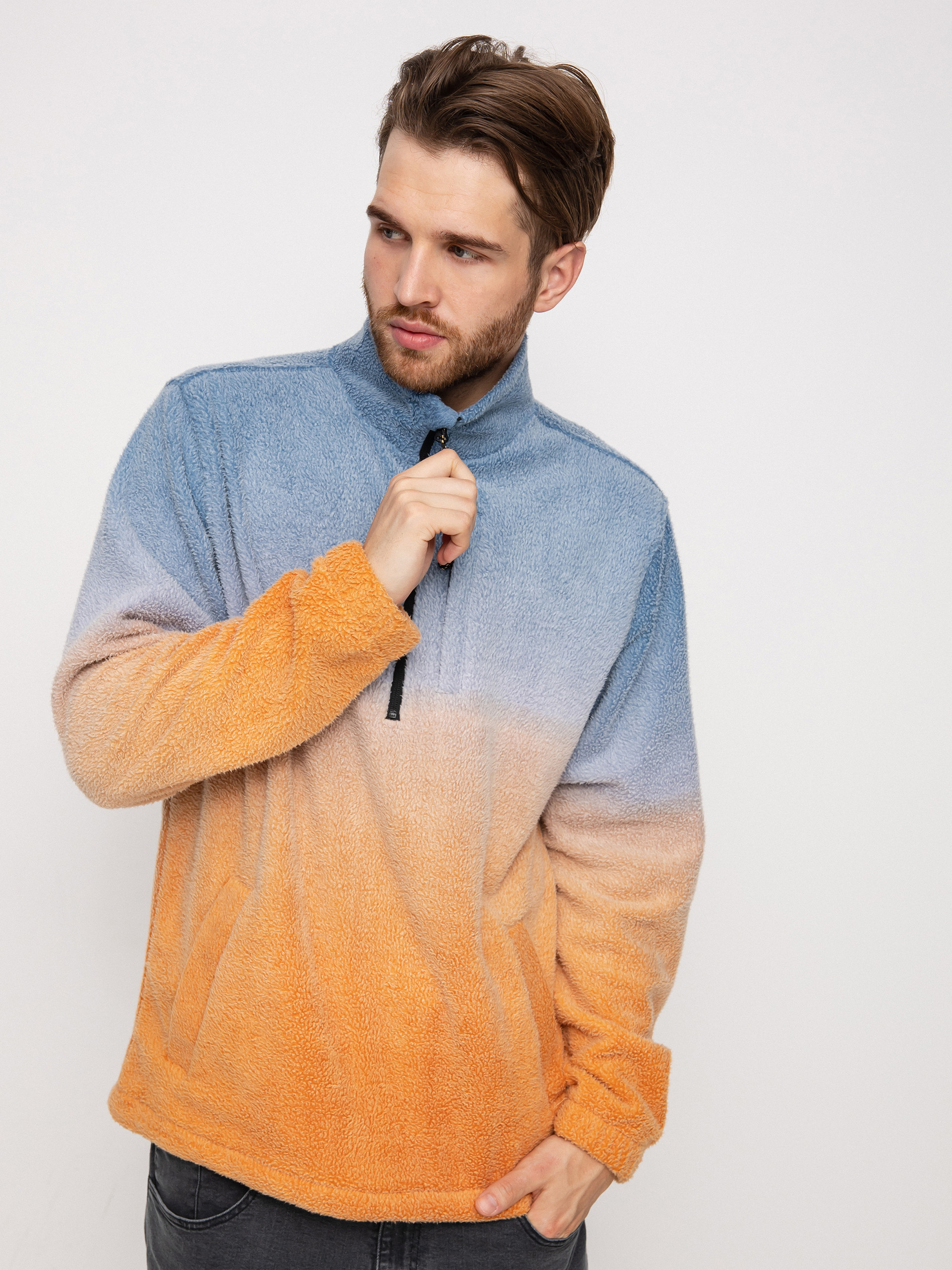 Pánsky Flísová mikina Billabong Boundary Mock (multi)