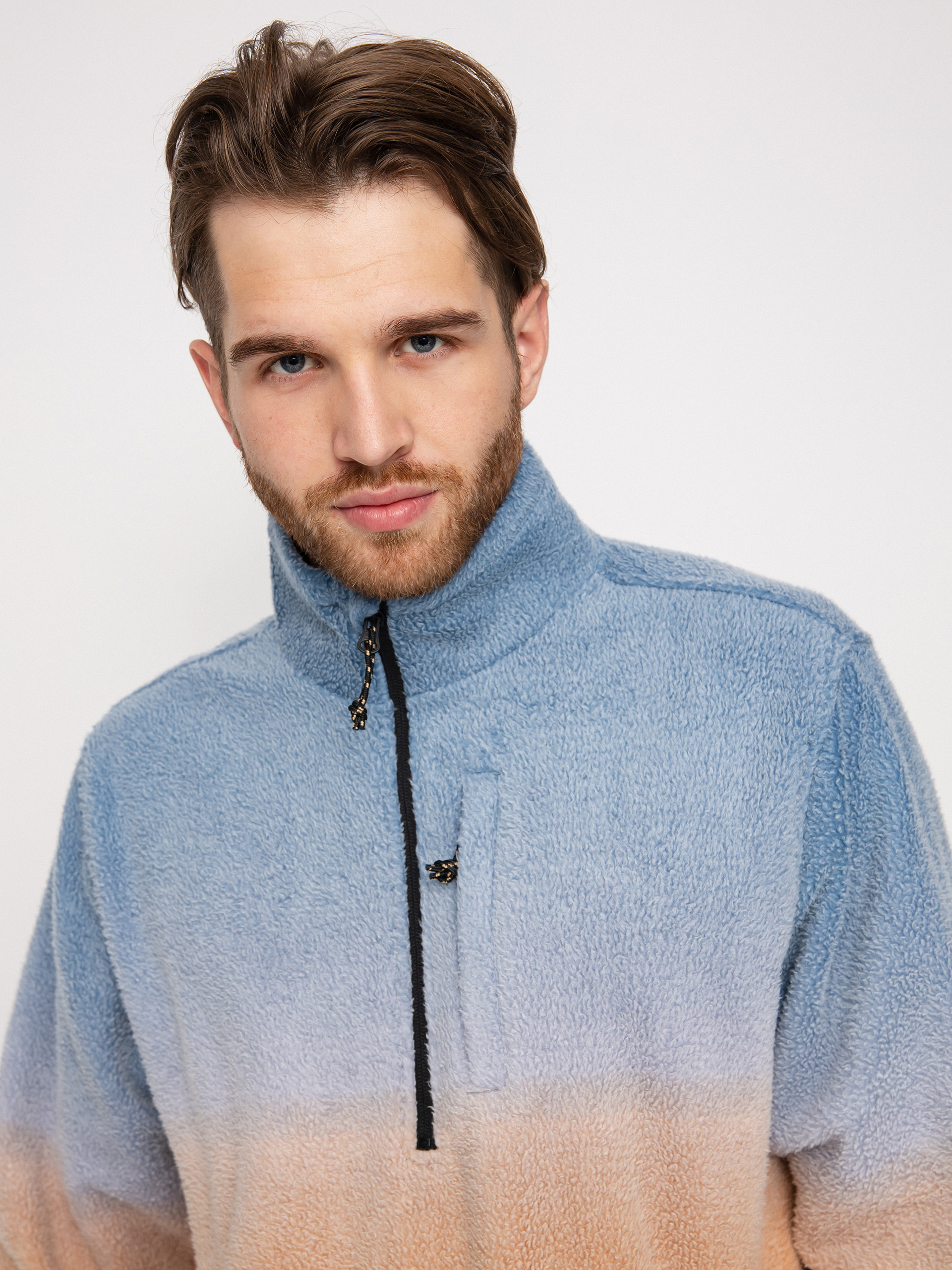 Pánsky Flísová mikina Billabong Boundary Mock (multi)