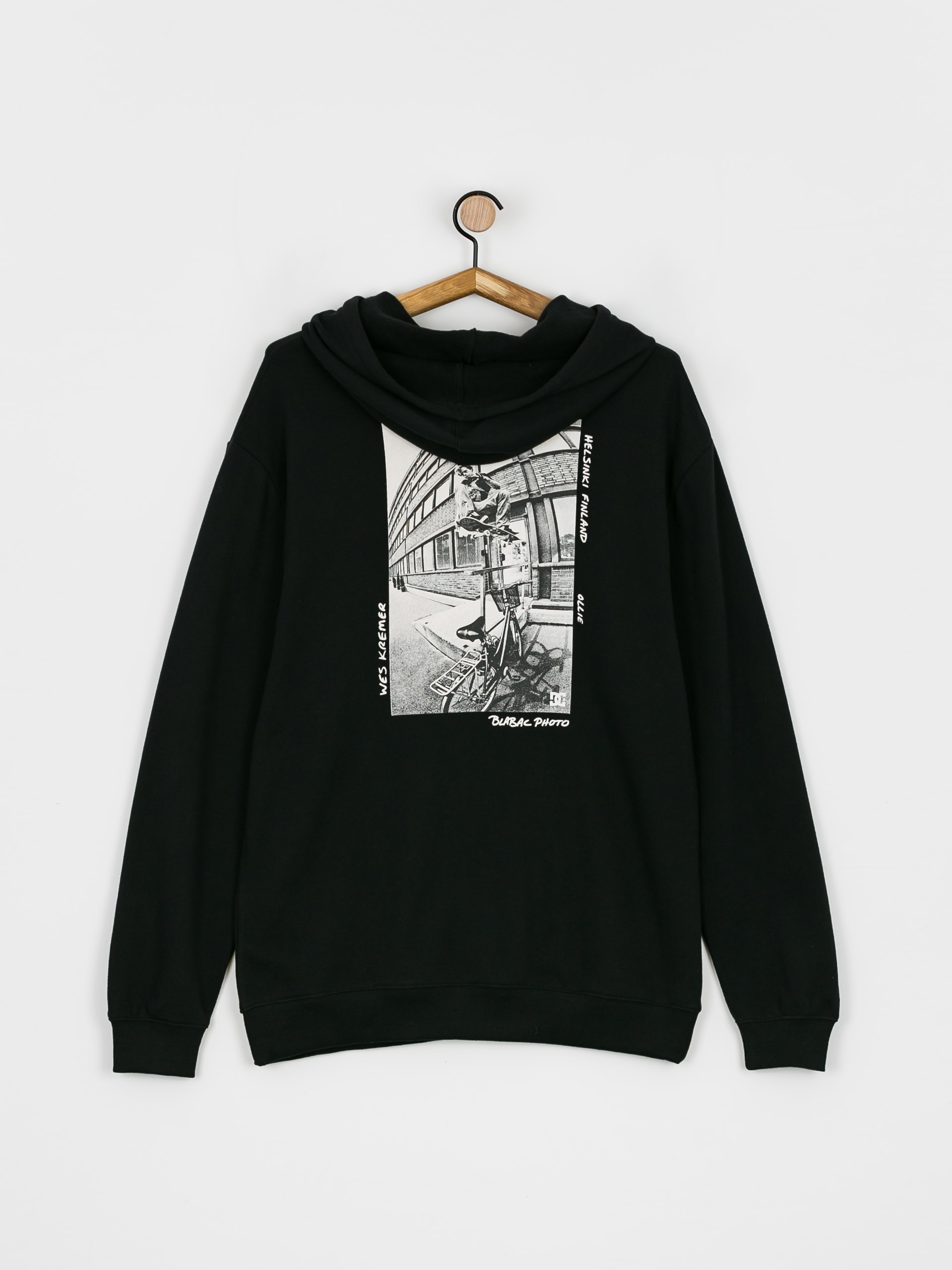 Mikina s kapucňou DC Blabac Wes HD (black)