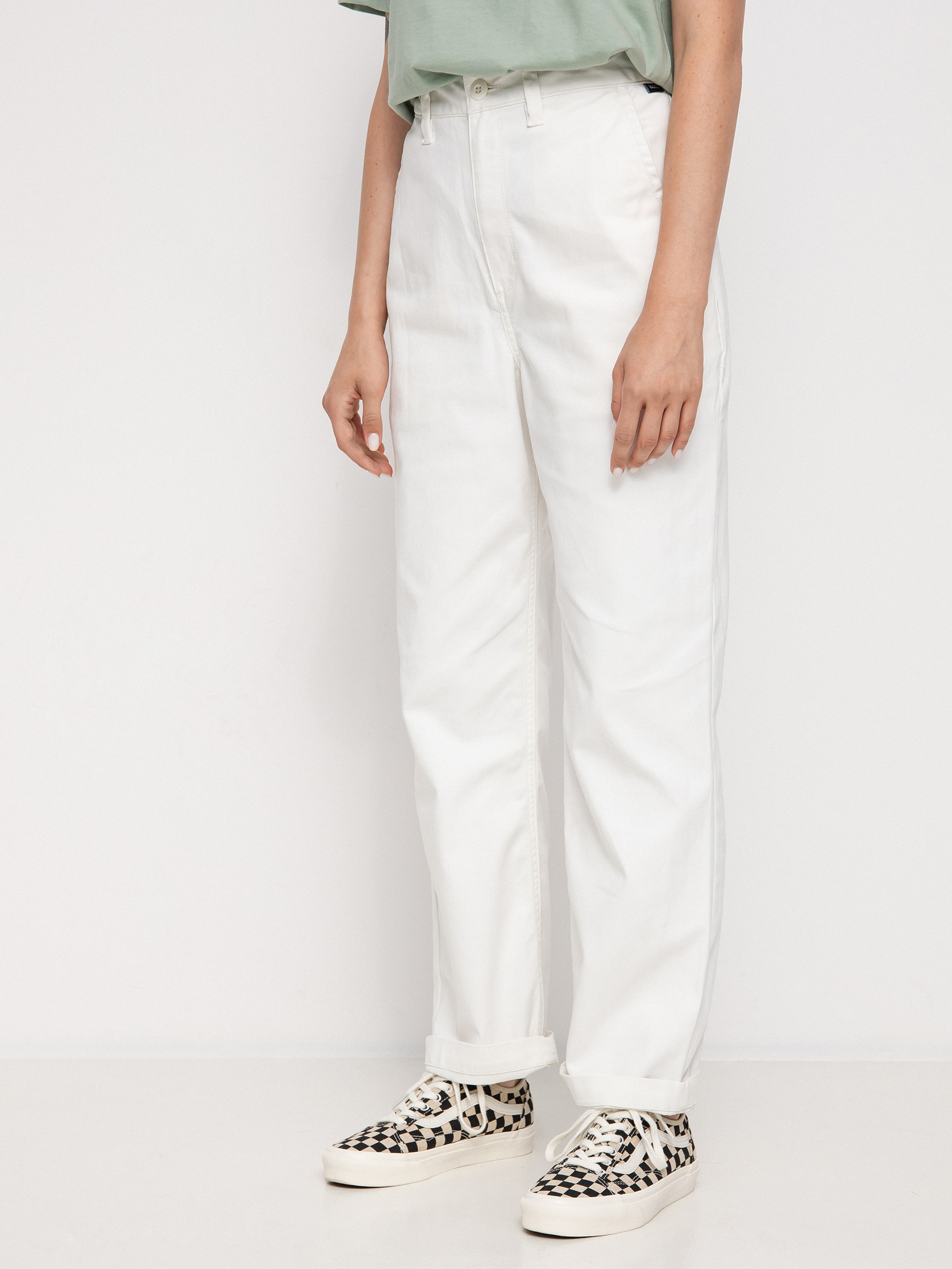 Nohavice Vans Authentic Chino Wmn (authentic marshmallow)