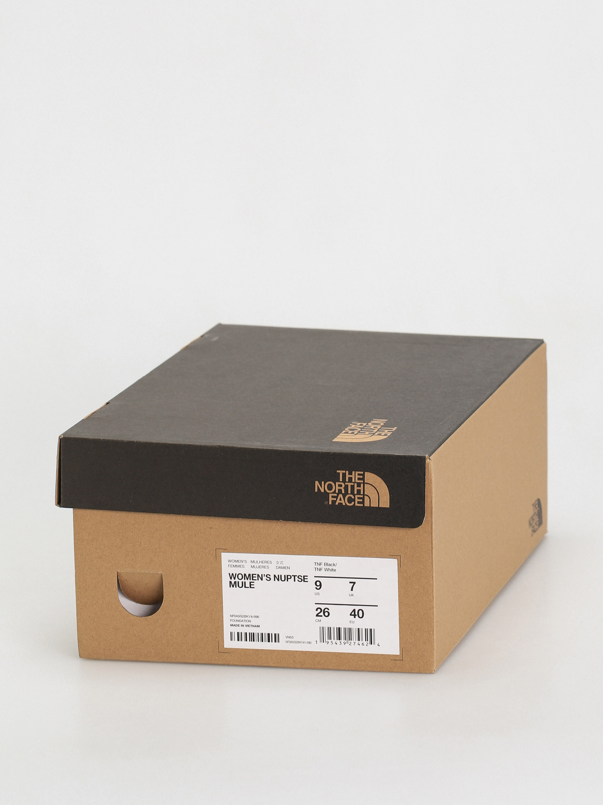 Topánky The North Face Nuptse Mule Wmn (tnf black/tnf white)