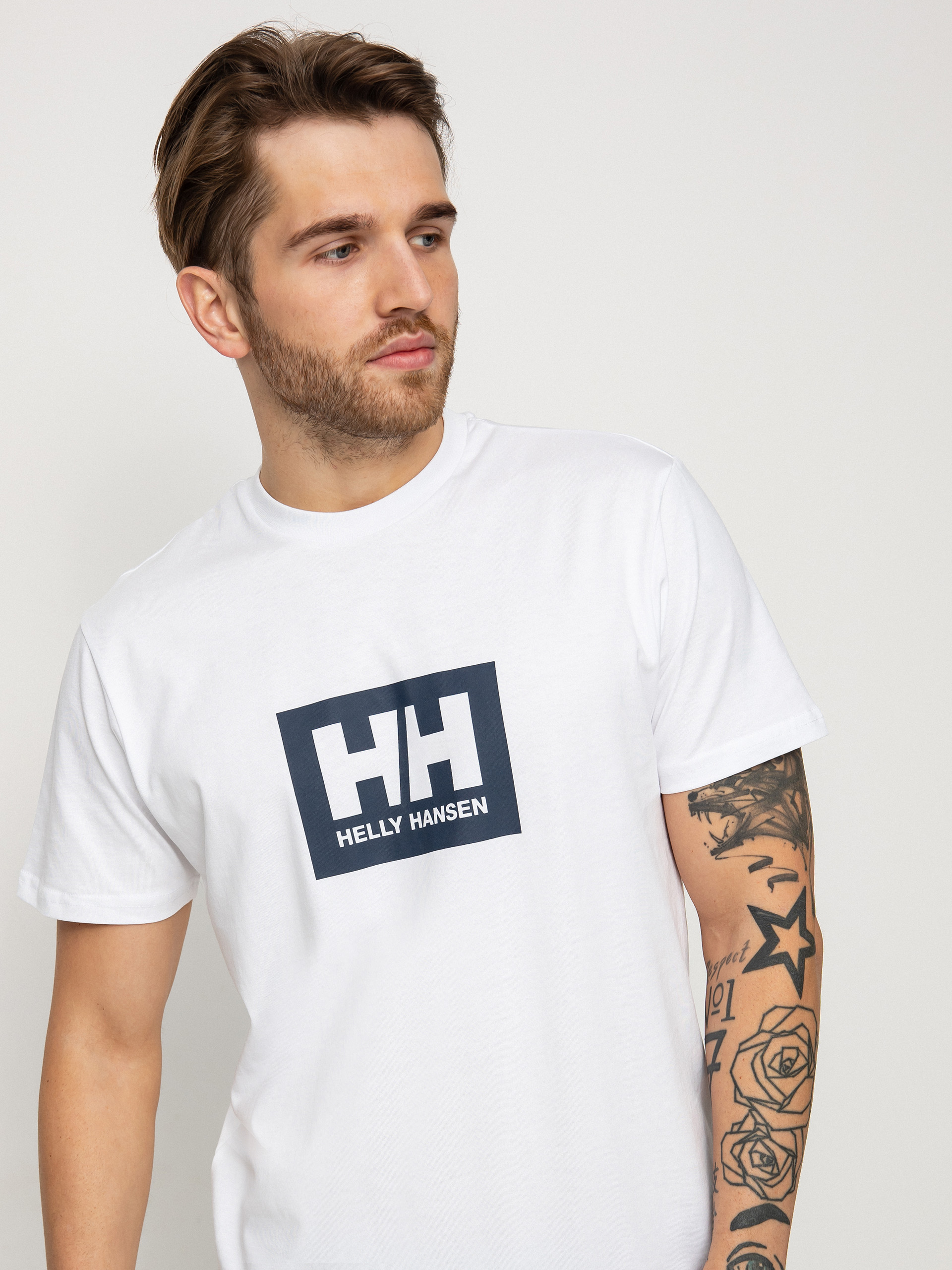Tričko Helly Hansen Box (white)